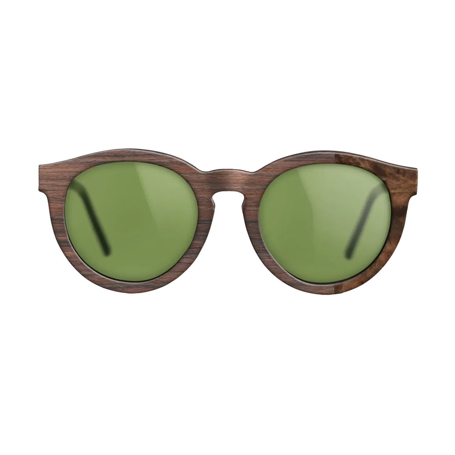 Reconstituted Rosewood, Walnut Burl: DiCut - The Rebel - Round - SIRIS wood optic