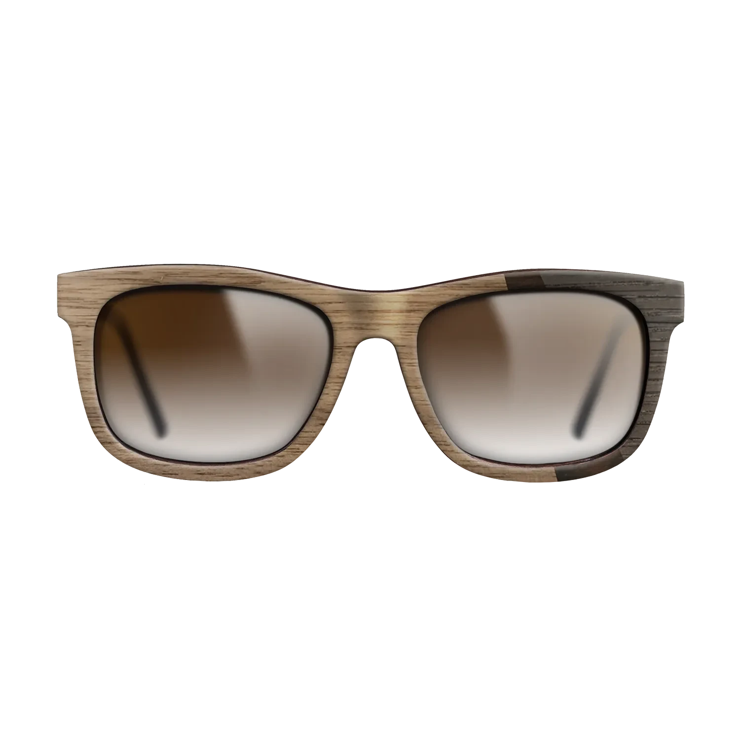 Walnut: Straight Grain,Fumed Eucalyptus,Ziricote Dark Quartered,Fumed Oak: Angle Cut - The Hero - Square - SIRIS wood optic