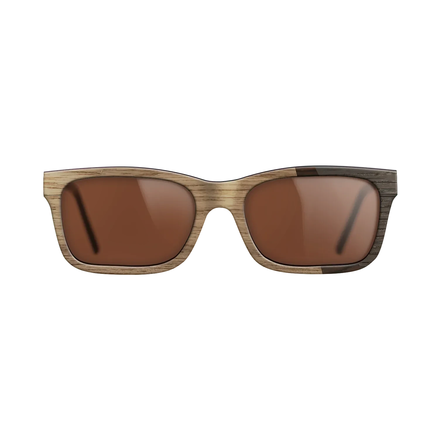 Walnut: Straight Grain,Fumed Eucalyptus,Ziricote Dark Quartered,Fumed Oak: Angle Cut - The Sage - Rectangle - SIRIS wood optic
