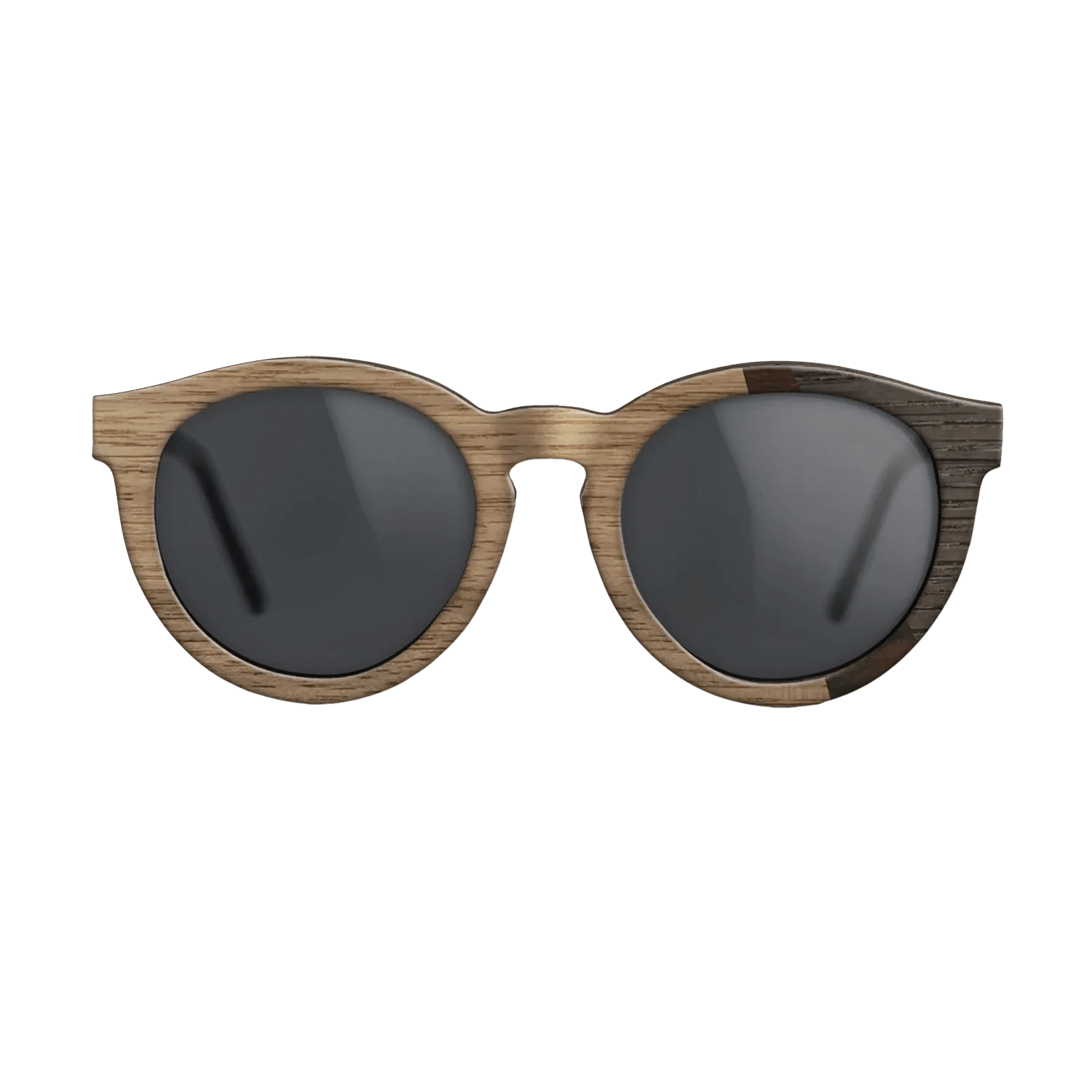 Walnut: Straight Grain,Fumed Eucalyptus,Ziricote Dark Quartered,Fumed Oak: Angle Cut - The Rebel - Round - SIRIS wood optic