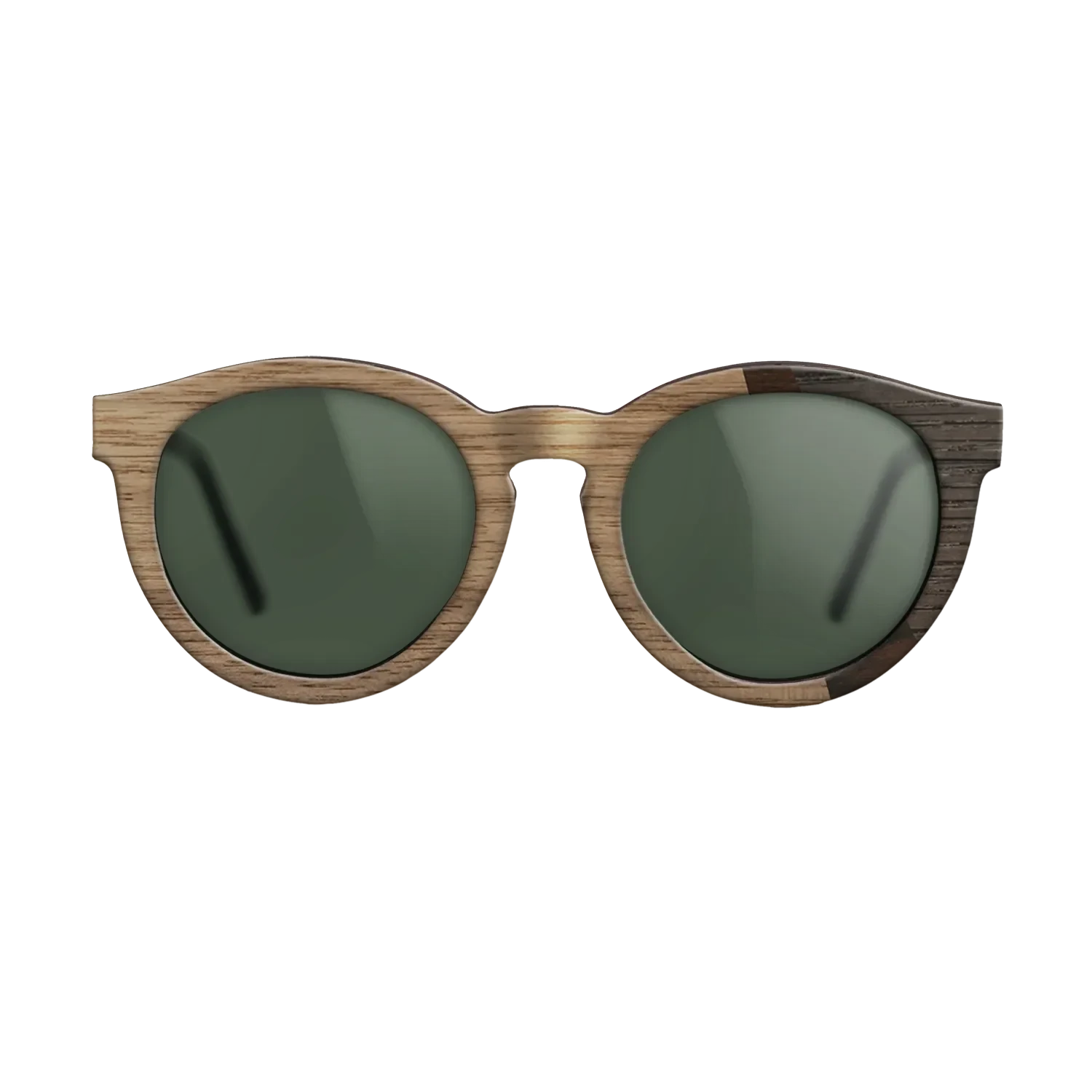 Walnut: Straight Grain,Fumed Eucalyptus,Ziricote Dark Quartered,Fumed Oak: Angle Cut - The Rebel - Round - SIRIS wood optic