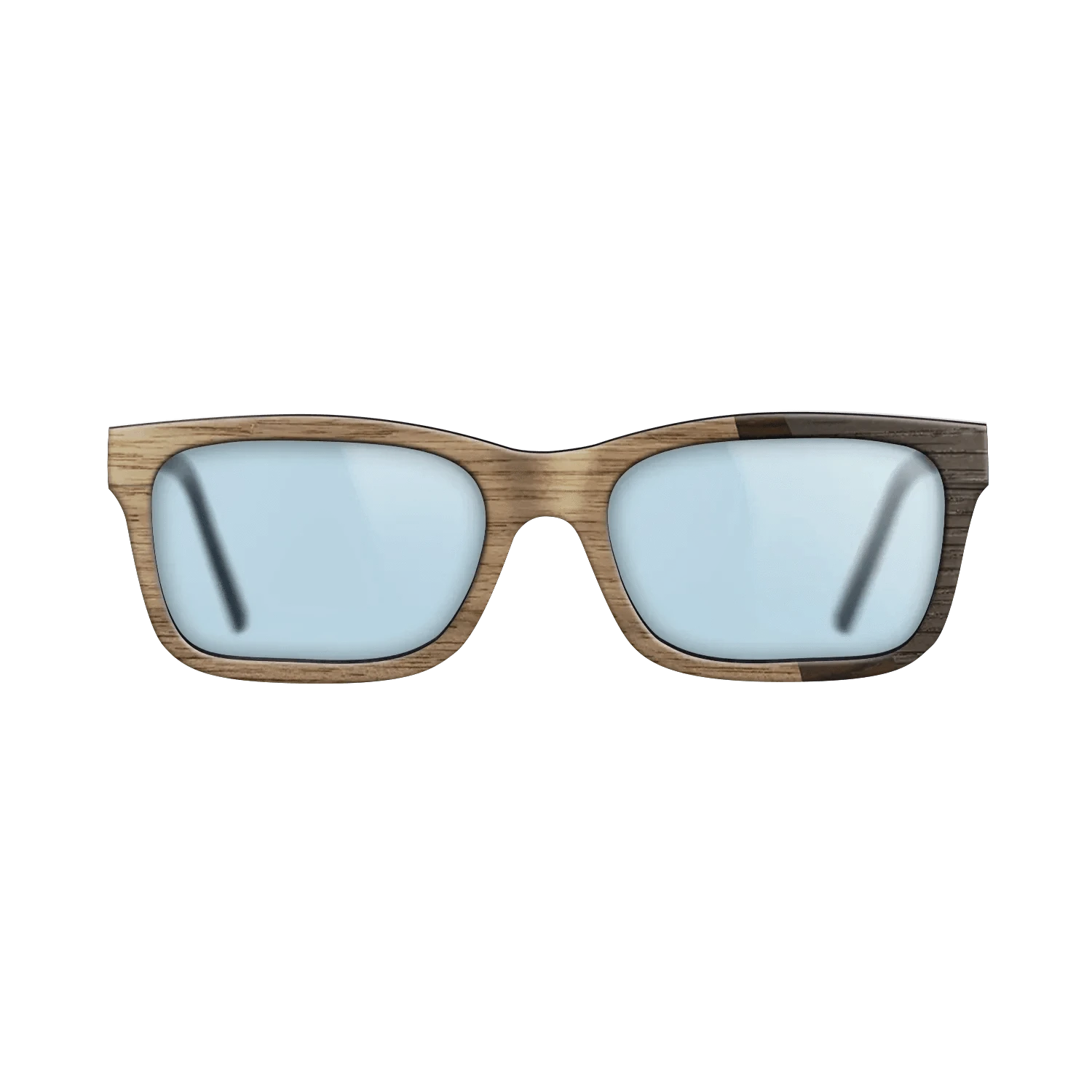 Walnut: Straight Grain,Fumed Eucalyptus,Ziricote Dark Quartered,Fumed Oak: Angle Cut - The Sage - Rectangle - SIRIS wood optic