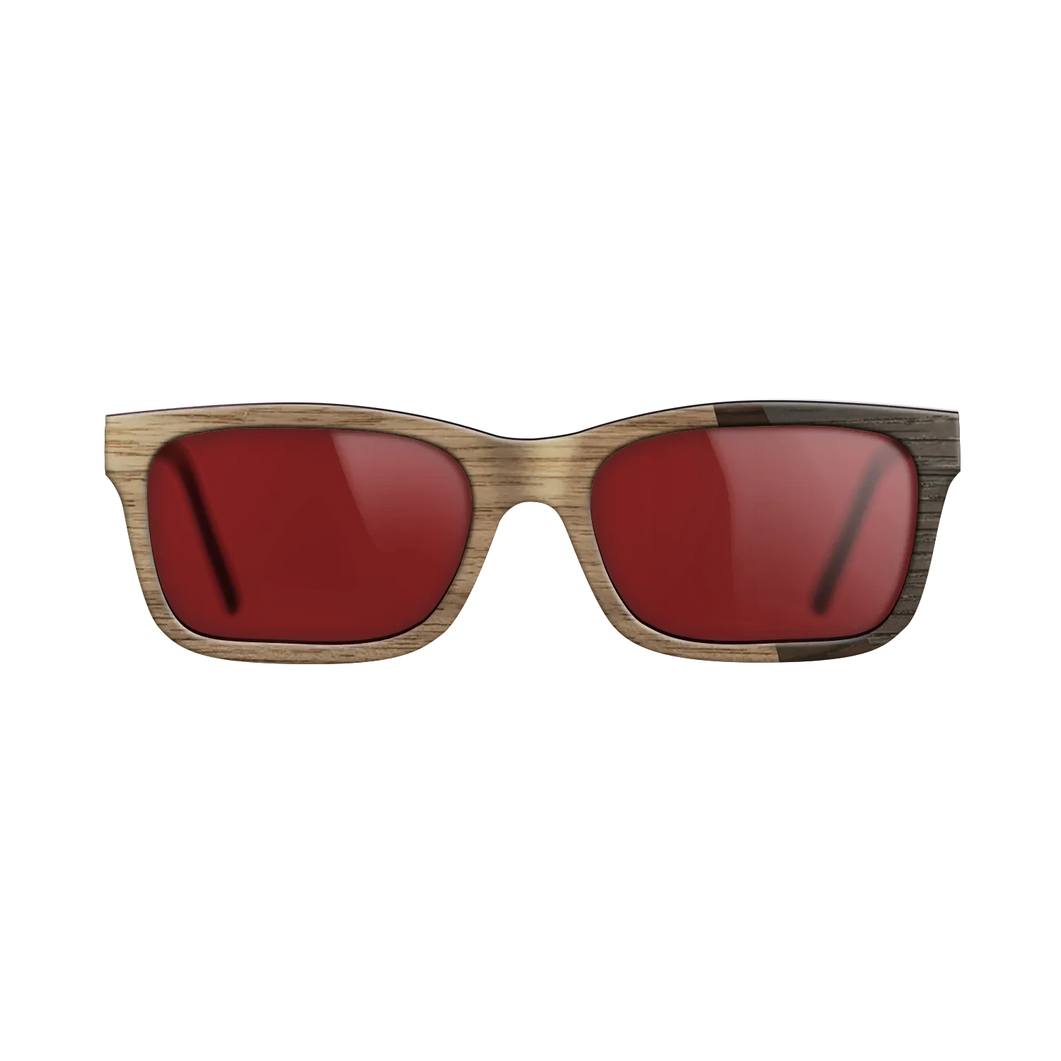 Walnut: Straight Grain,Fumed Eucalyptus,Ziricote Dark Quartered,Fumed Oak: Angle Cut - The Sage - Rectangle - SIRIS wood optic