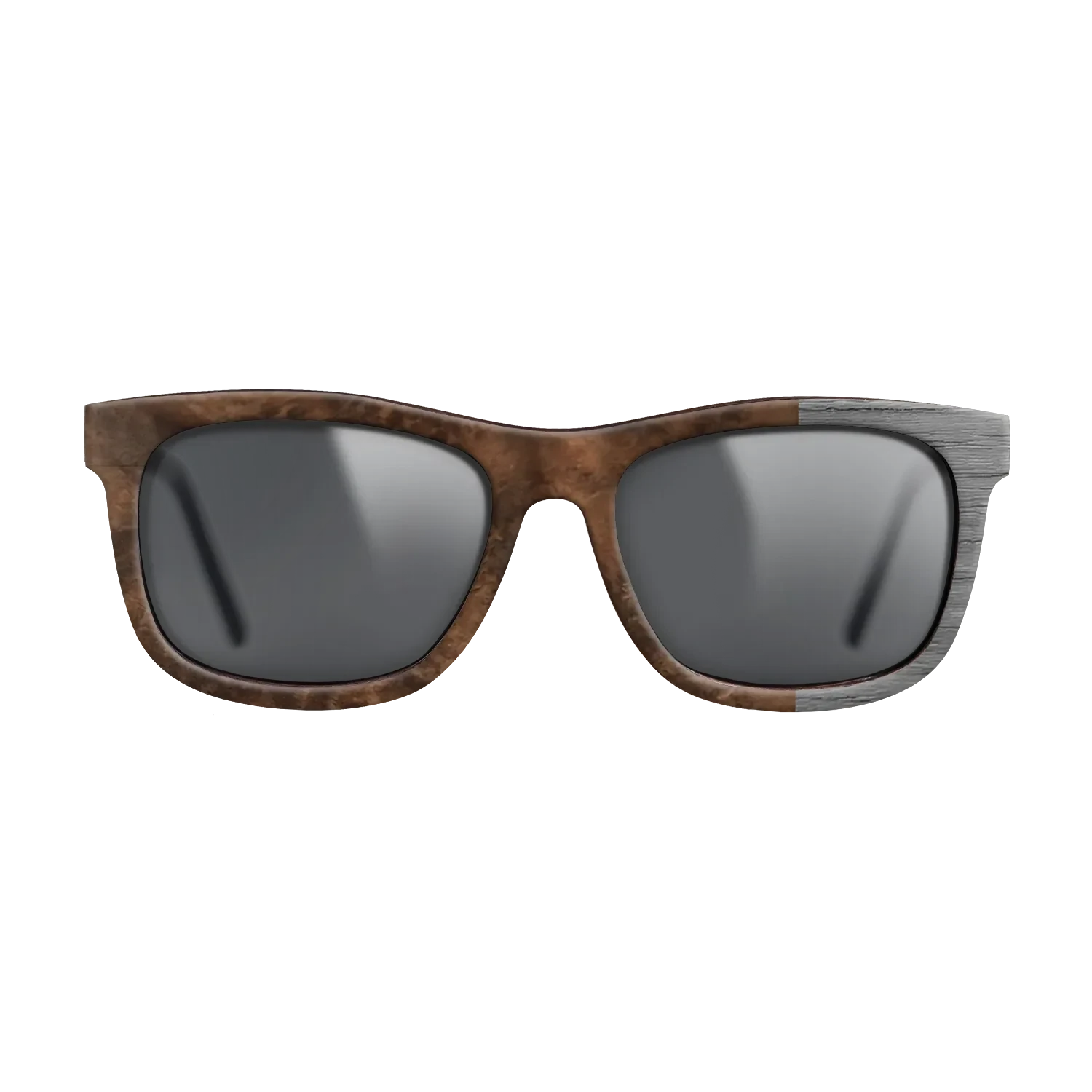 Reconstituted: Rosewood, Walnut Burl: DiCut - The Hero - Square - SIRIS wood optic