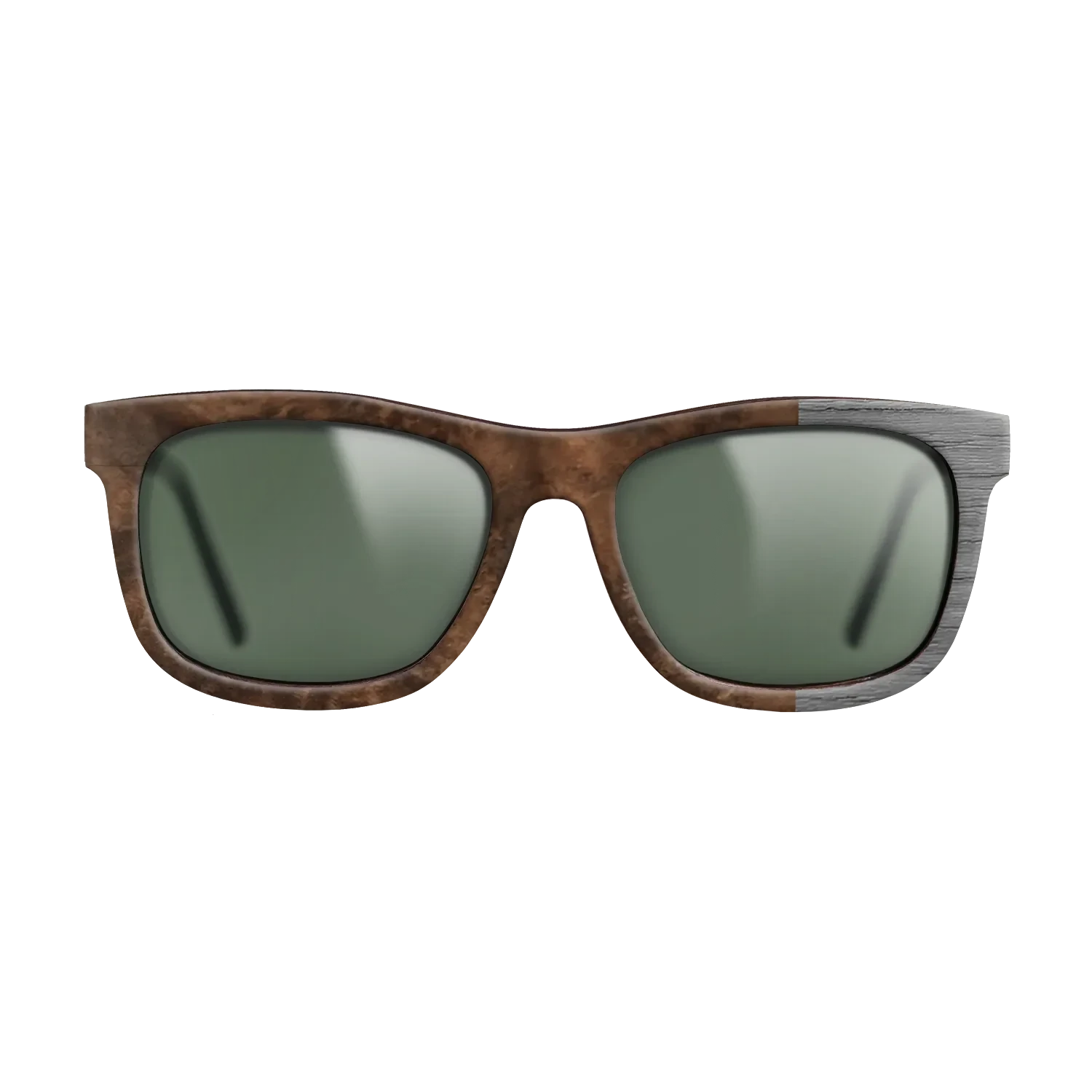 Reconstituted: Rosewood, Walnut Burl: DiCut - The Hero - Square - SIRIS wood optic