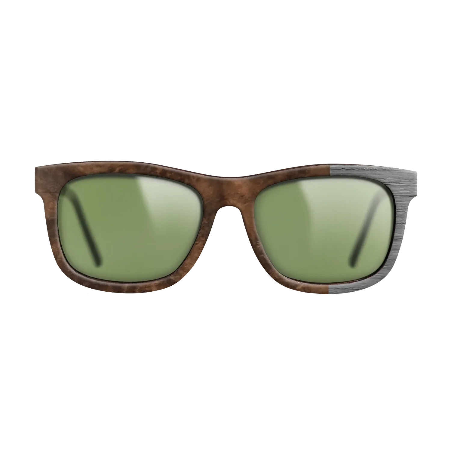 Reconstituted: Rosewood, Walnut Burl: DiCut - The Hero - Square - SIRIS wood optic