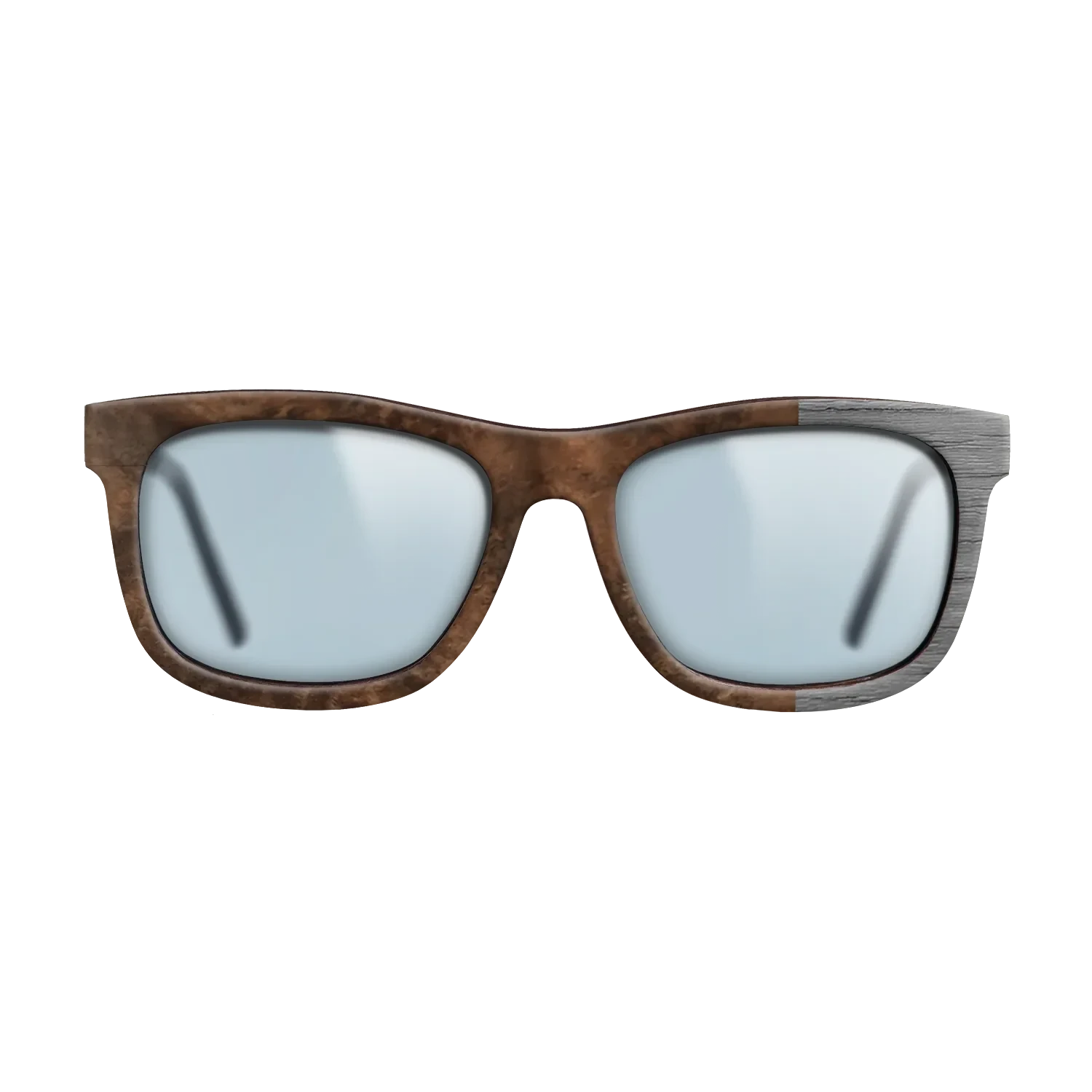 Reconstituted: Rosewood, Walnut Burl: DiCut - The Hero - Square - SIRIS wood optic