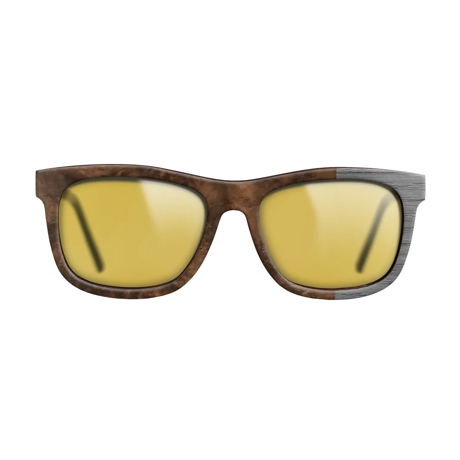Reconstituted: Rosewood, Walnut Burl: DiCut - The Hero - Square - SIRIS wood optic