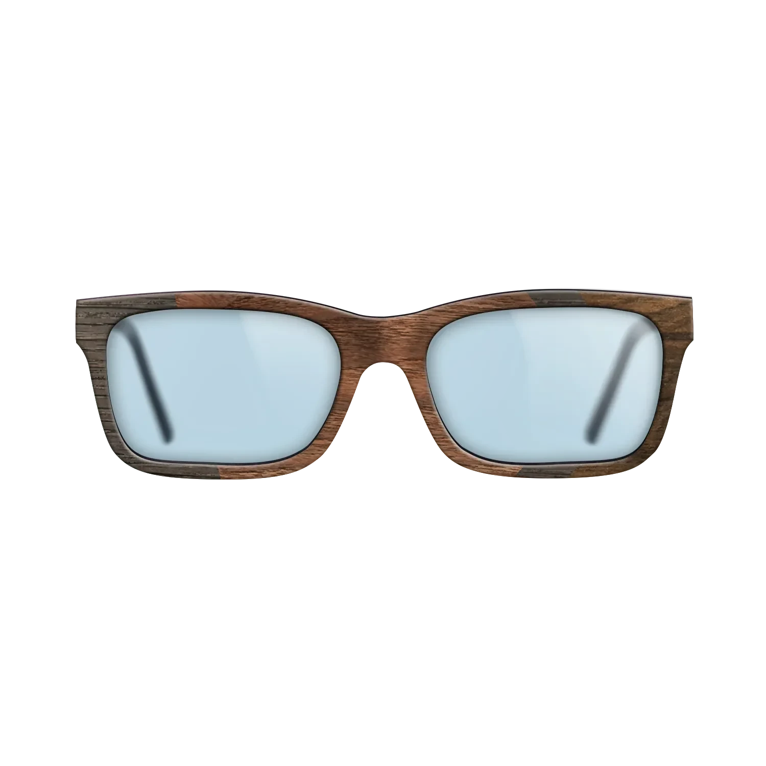 Walnut Claro Dark,Fumed Oak,Ziricote Dark Quartered: Angle Cut - The Sage - Rectangle - SIRIS wood optic