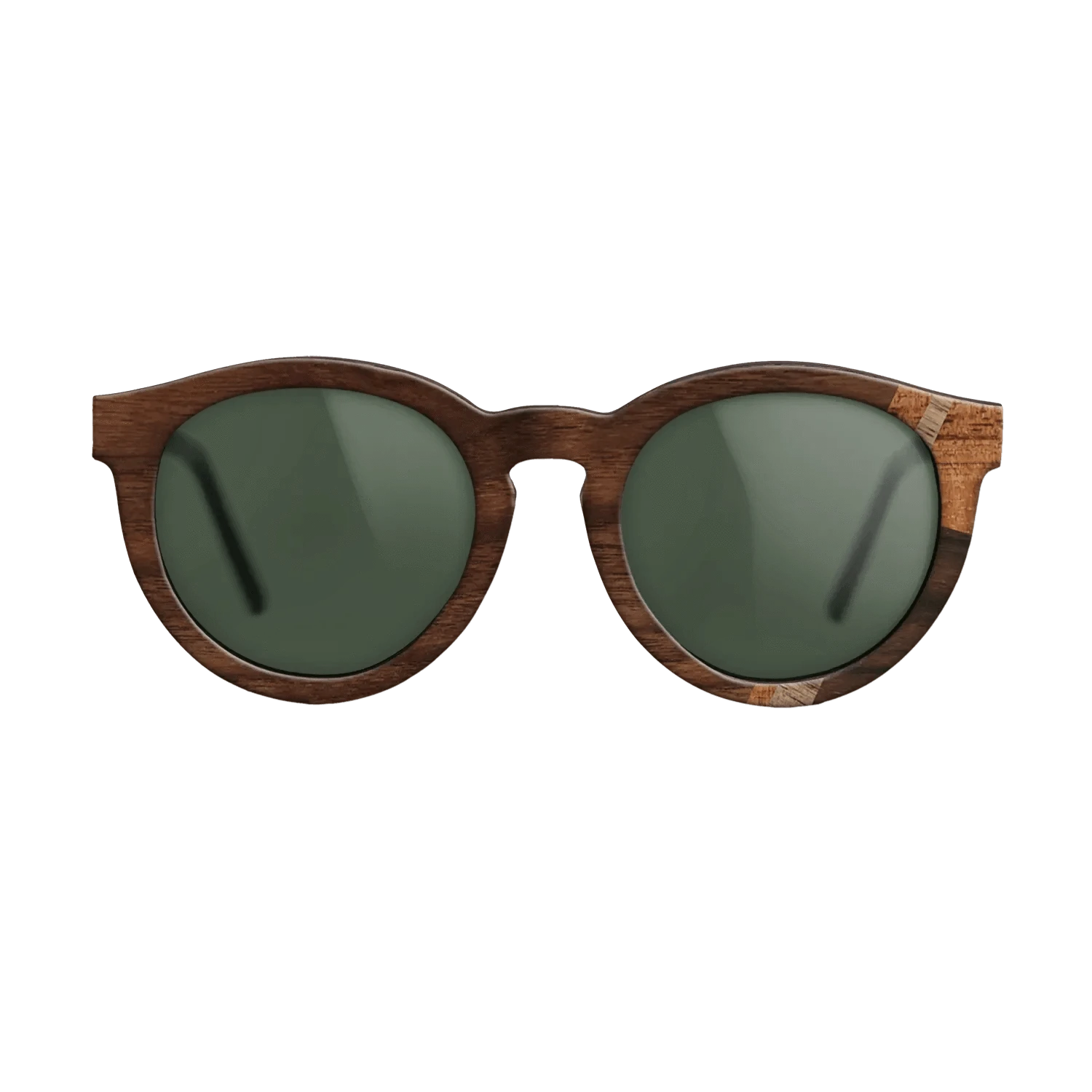 Rosewood Reconstituted,Fumed Eucalyptus,Walnut: Straight Grain,Koa,Walnut Claro Dark: Mosaic - The Rebel - Round - 1846 - SIRIS wood optic