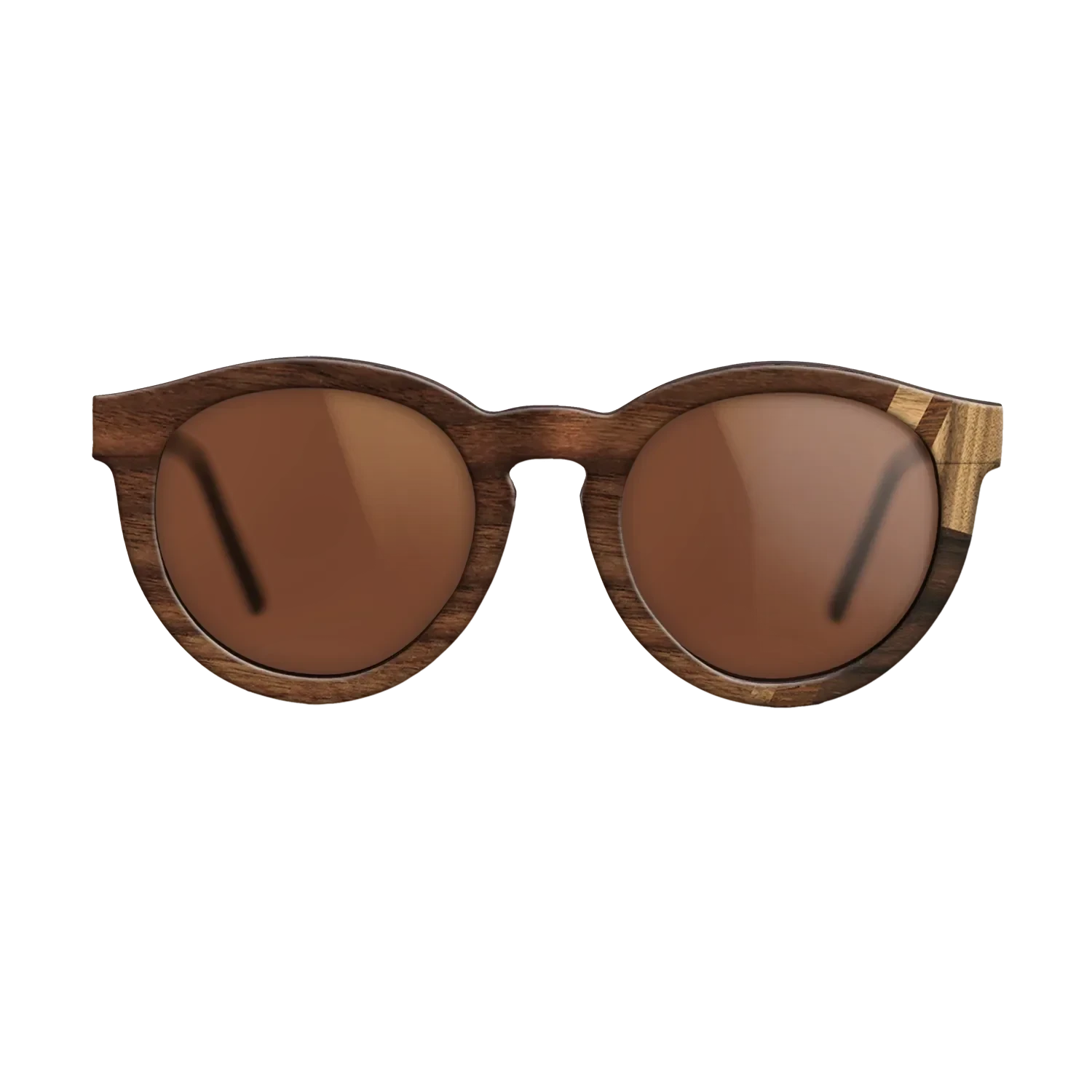 Walnut Claro Dark,Ziricote Dark Quartered,Louro Preto,Wenge: Mosaic - The Rebel - Round - 1756 - SIRIS wood optic