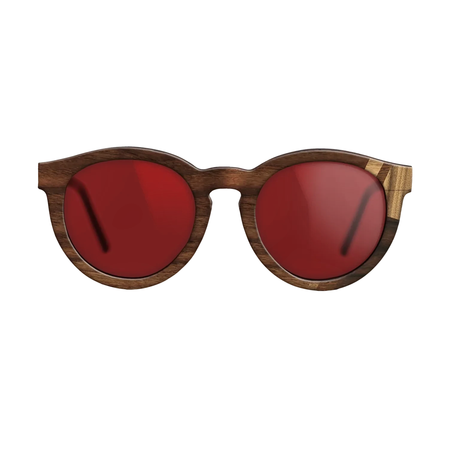 Walnut Claro Dark,Ziricote Dark Quartered,Louro Preto,Wenge: Mosaic - The Rebel - Round - 1756 - SIRIS wood optic
