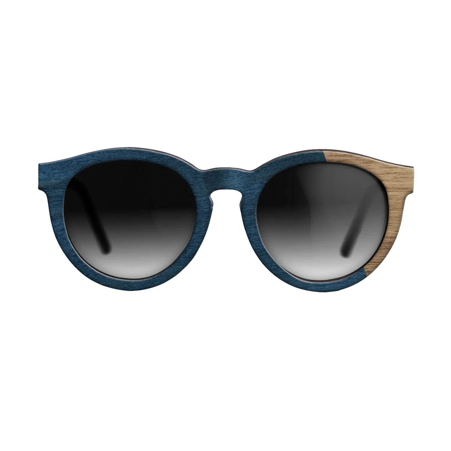 NavyBlue Poplar Angled Walnut - The Rebel - Round - 2104  - Chroma - SIRIS wood optic