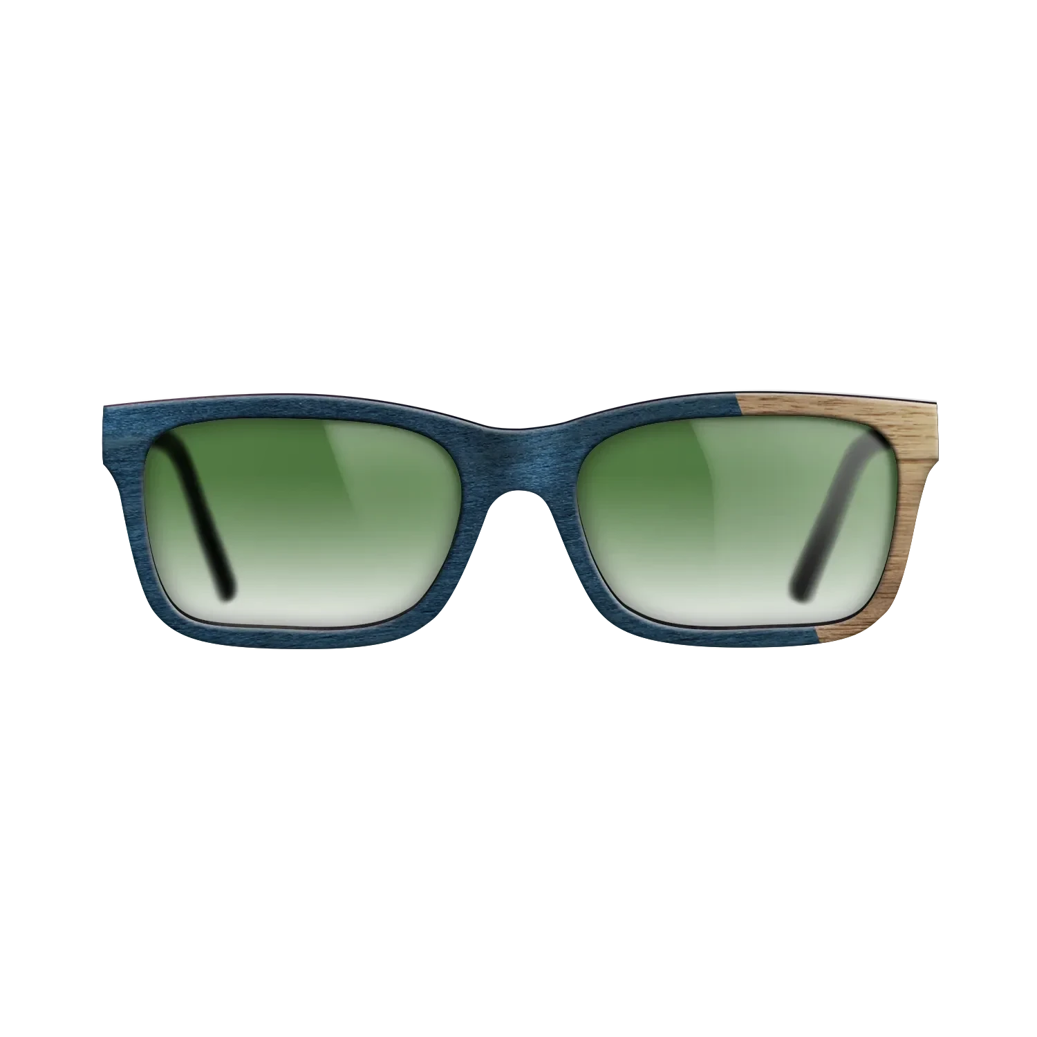 NavyBlue Poplar Angled Walnut - The Sage - Rectangle - 2104  - Chroma - SIRIS wood optic