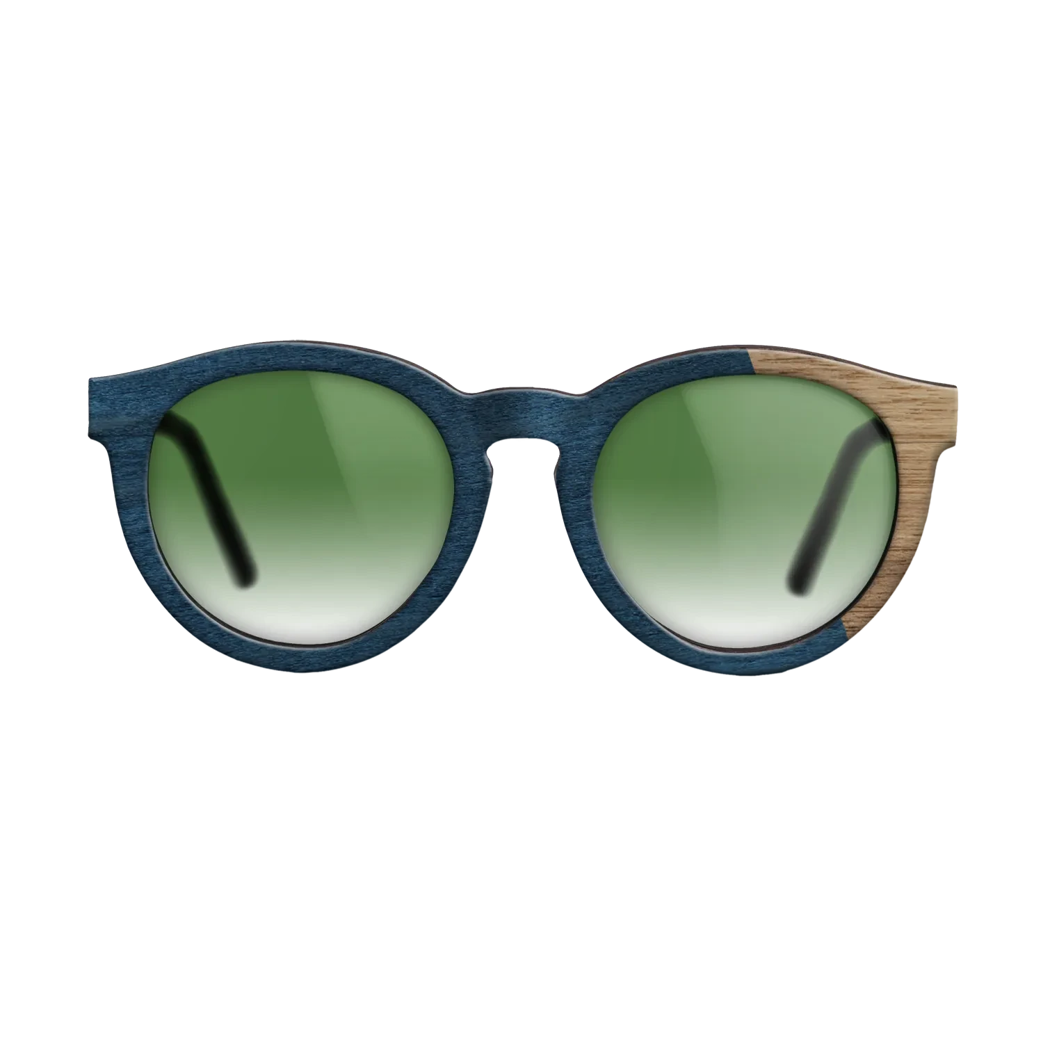 NavyBlue Poplar Angled Walnut - The Rebel - Round - 2104  - Chroma - SIRIS wood optic