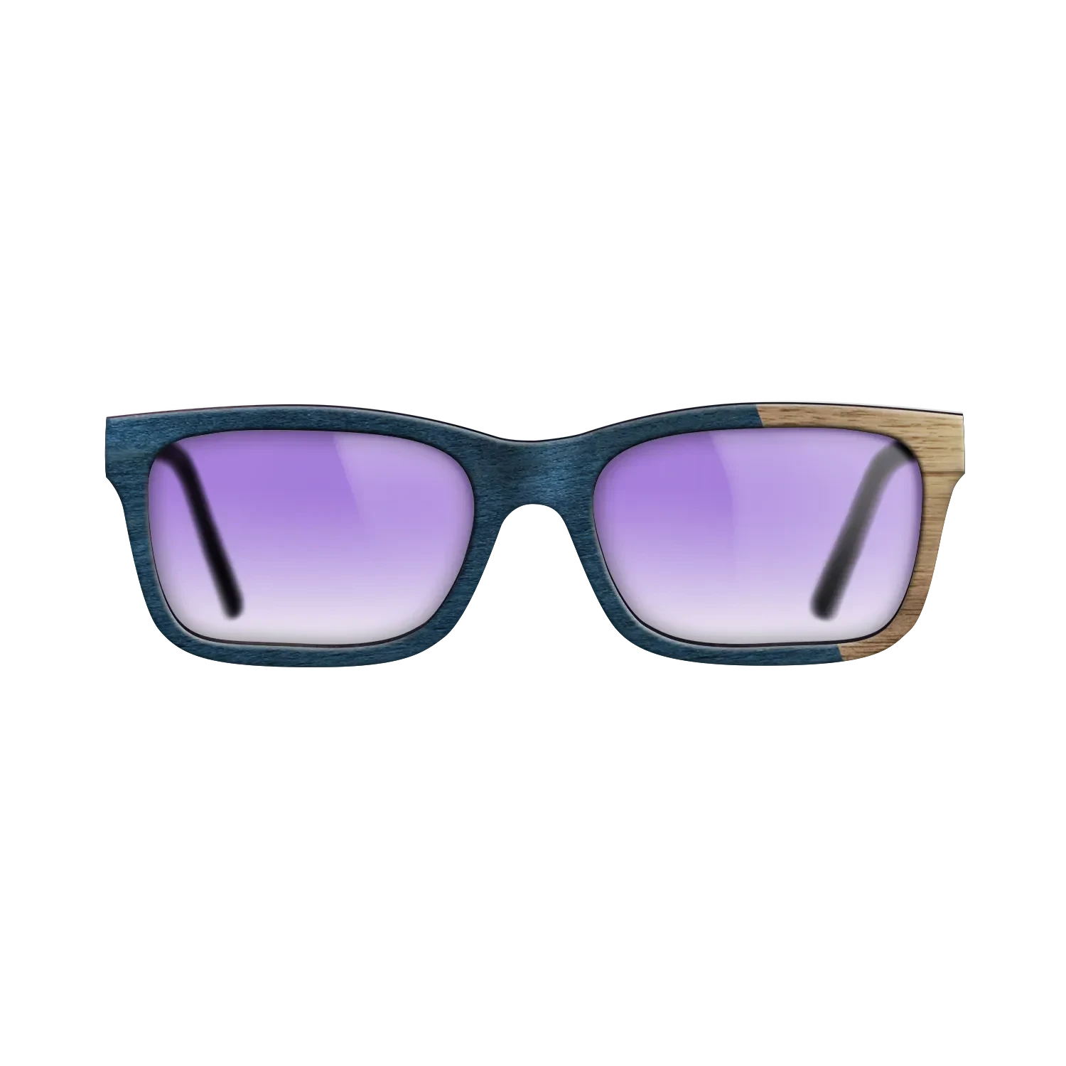 NavyBlue Poplar Angled Walnut - The Sage - Rectangle - 2104  - Chroma - SIRIS wood optic