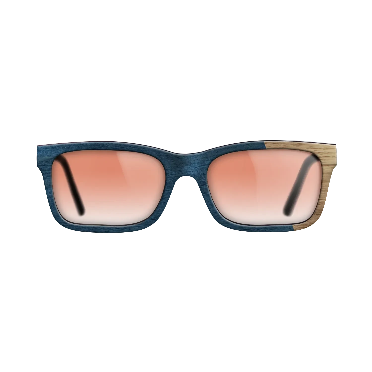 NavyBlue Poplar Angled Walnut - The Sage - Rectangle - 2104  - Chroma - SIRIS wood optic