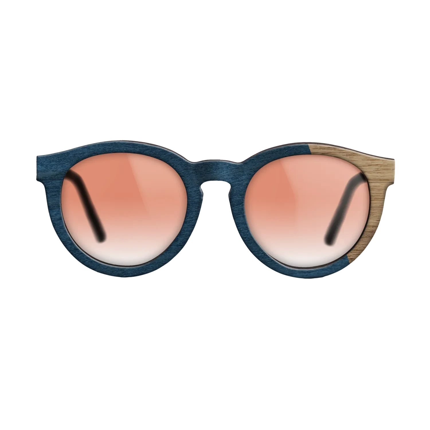 NavyBlue Poplar Angled Walnut - The Rebel - Round - 2104  - Chroma - SIRIS wood optic