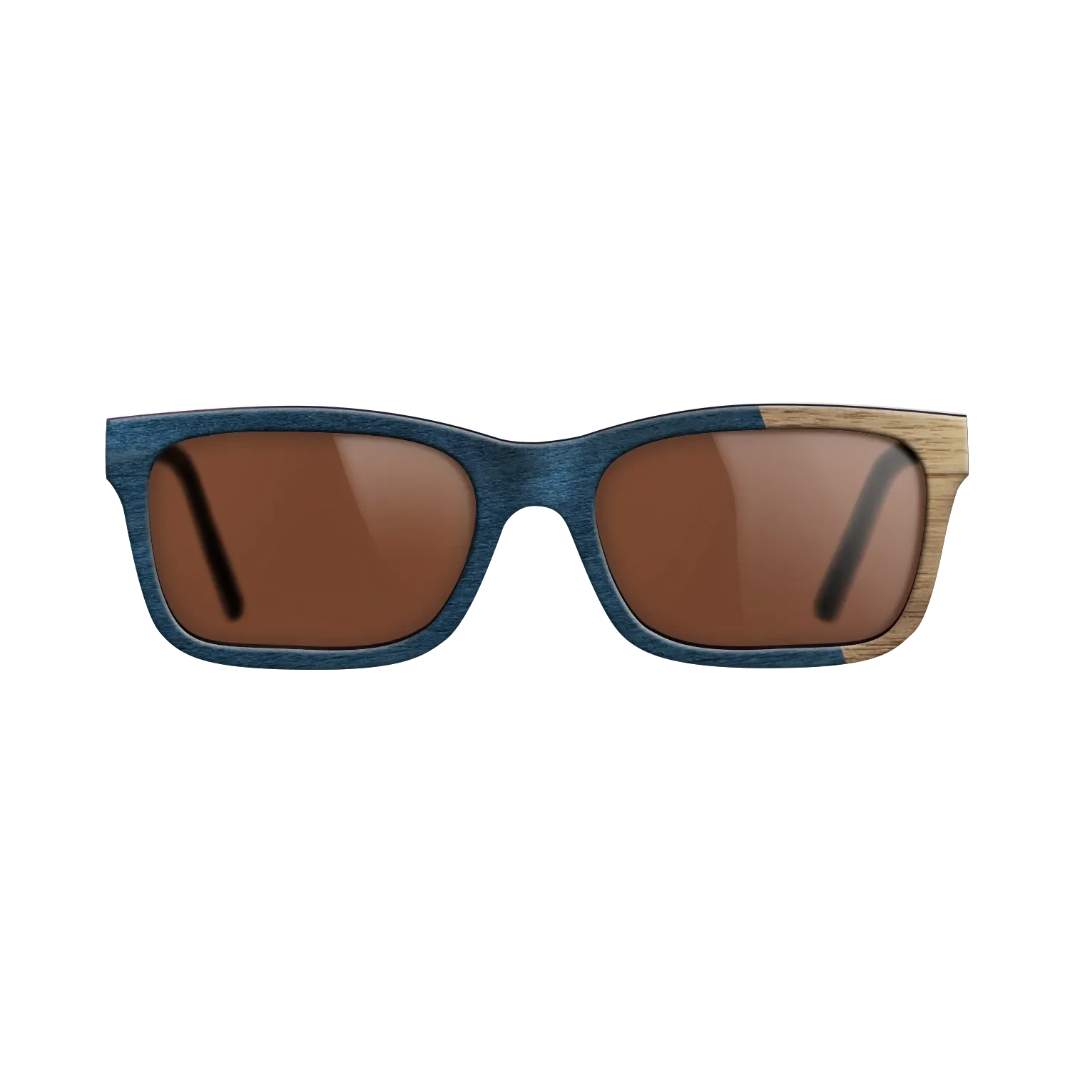 NavyBlue Poplar Angled Walnut - The Sage - Rectangle - 2104  - Chroma - SIRIS wood optic