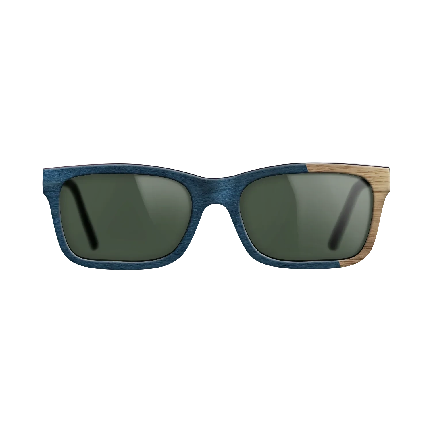 NavyBlue Poplar Angled Walnut - The Sage - Rectangle - 2104  - Chroma - SIRIS wood optic