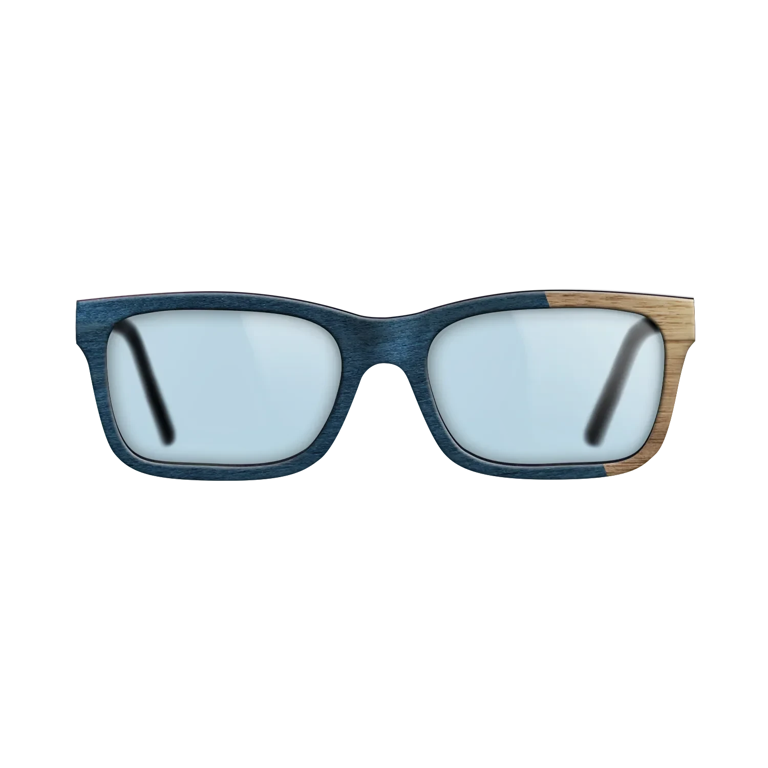 NavyBlue Poplar Angled Walnut - The Sage - Rectangle - 2104  - Chroma - SIRIS wood optic