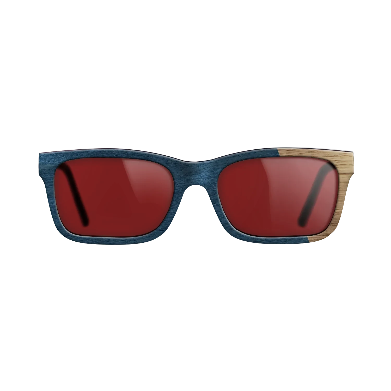 NavyBlue Poplar Angled Walnut - The Sage - Rectangle - 2104  - Chroma - SIRIS wood optic