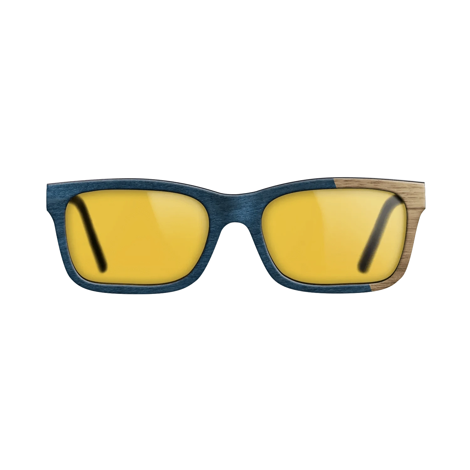 NavyBlue Poplar Angled Walnut - The Sage - Rectangle - 2104  - Chroma - SIRIS wood optic