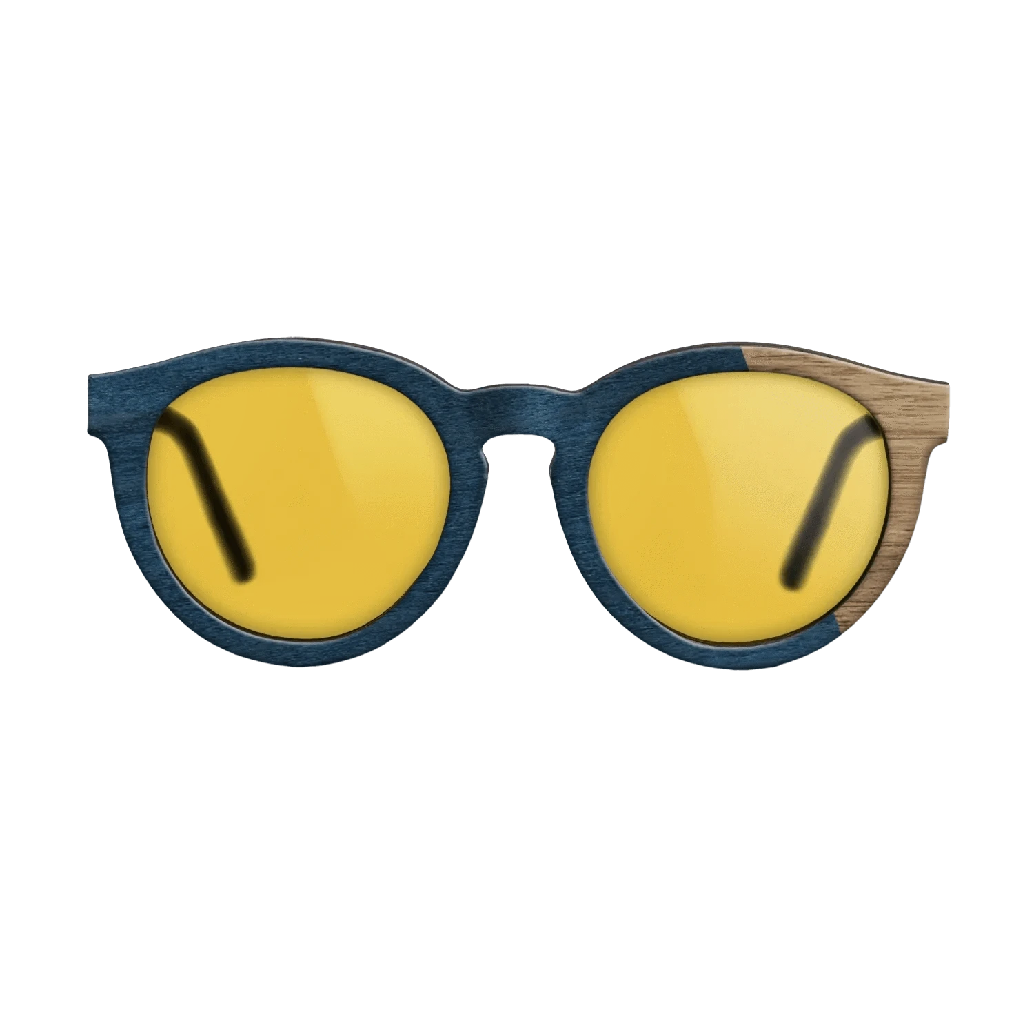 NavyBlue Poplar Angled Walnut - The Rebel - Round - 2104  - Chroma - SIRIS wood optic