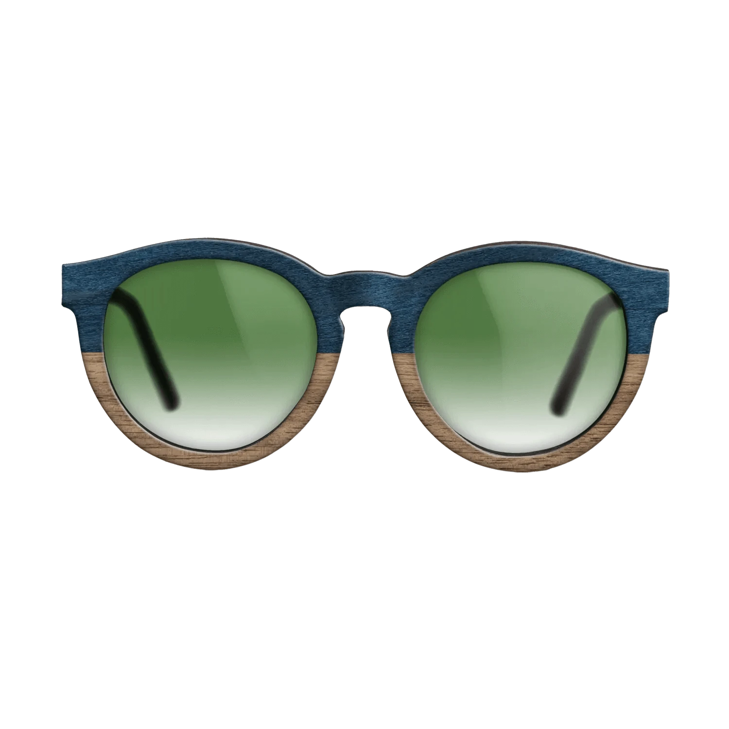 NavyBlue Poplar Tophalf Walnut - The Rebel - Round - 2103  - Chroma - SIRIS wood optic