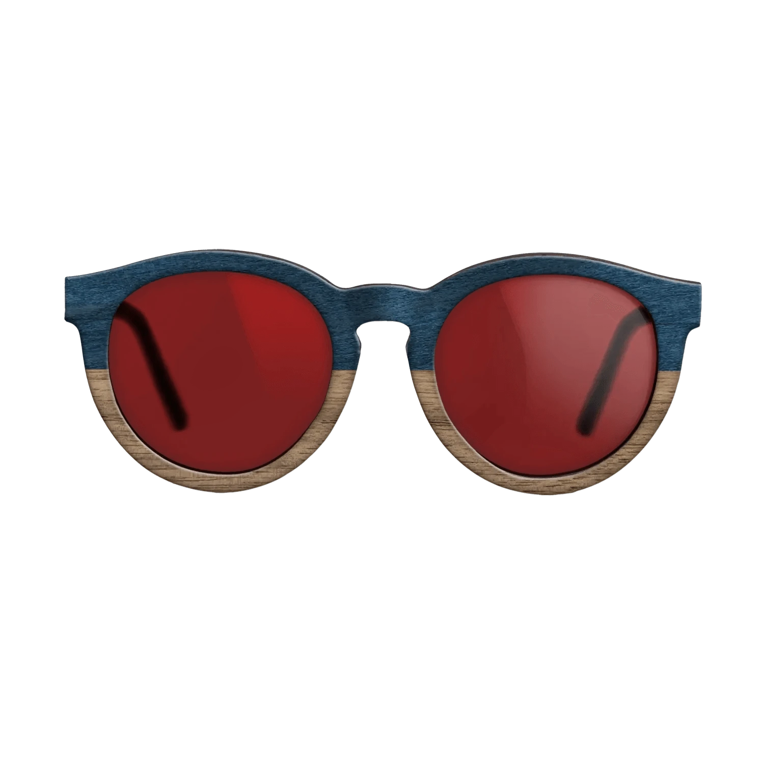 NavyBlue Poplar Tophalf Walnut - The Rebel - Round - 2103  - Chroma - SIRIS wood optic
