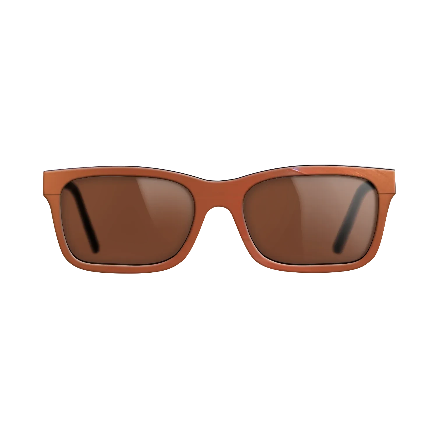 Orange Vinyl Front Walnut - The Sage - Rectangle - 2204 - SIRIS wood optic