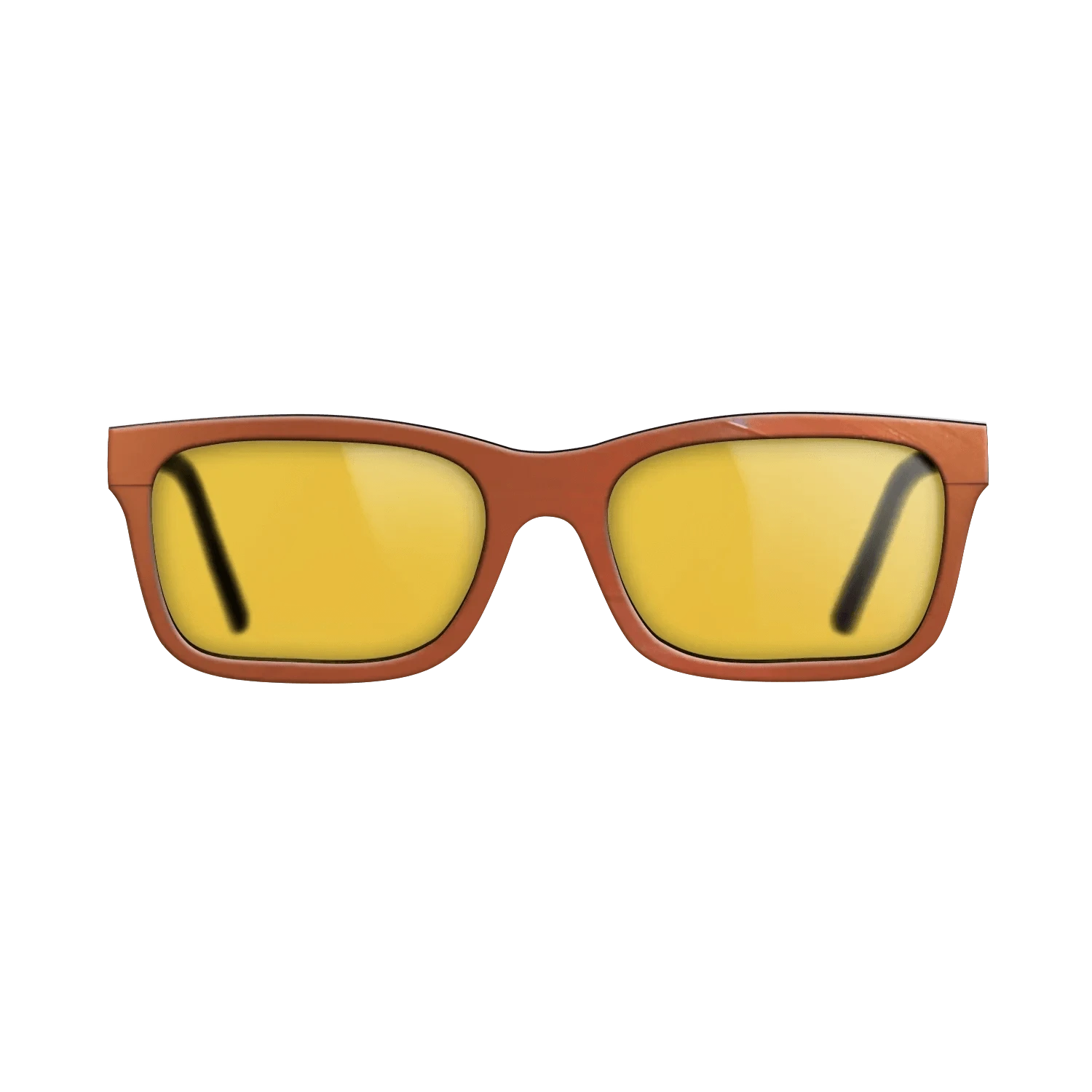 Orange Vinyl Front Walnut - The Sage - Rectangle - 2204 - SIRIS wood optic