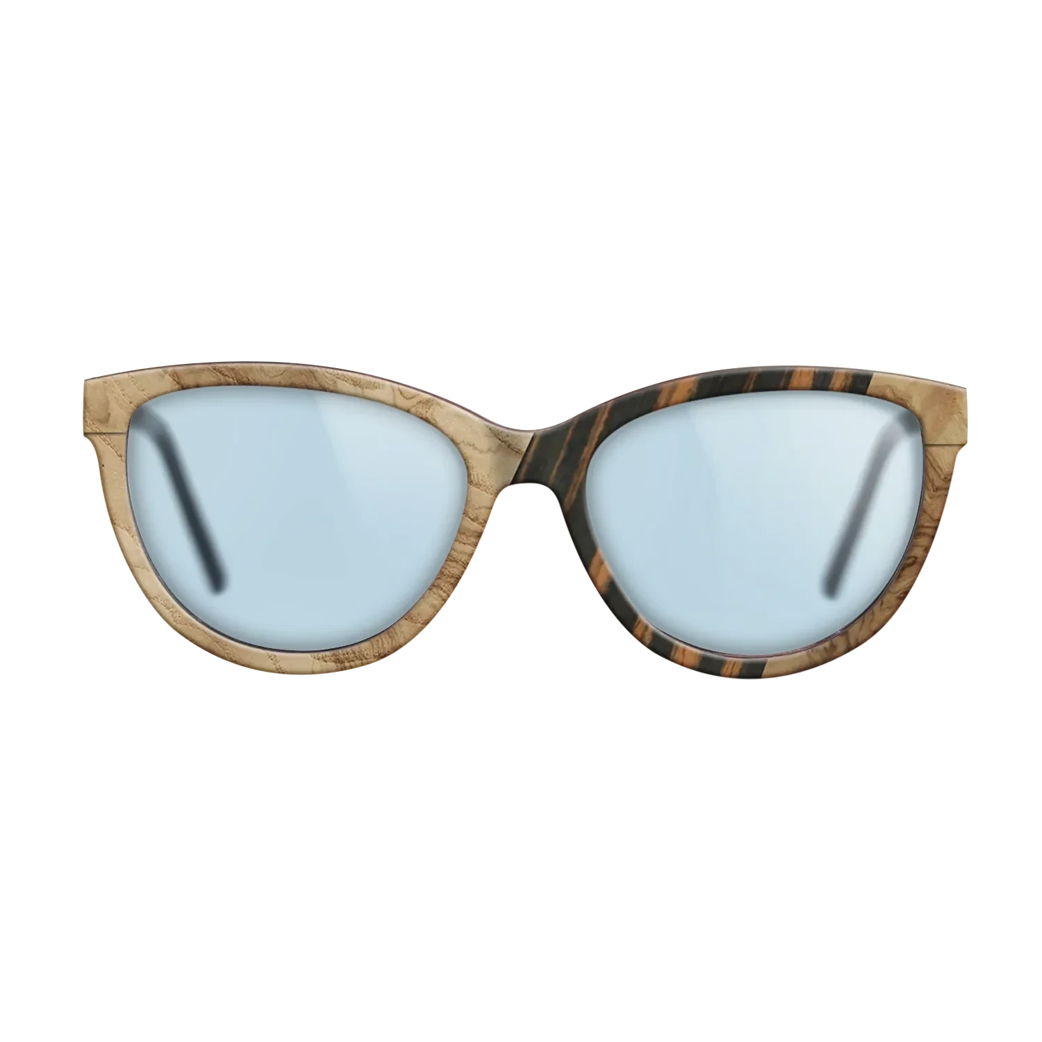 Walnut: Straight Grain,Fumed Oak,Olive Burl,Italian Ebony: Geometric - The Maiden - Cat - SIRIS wood optic
