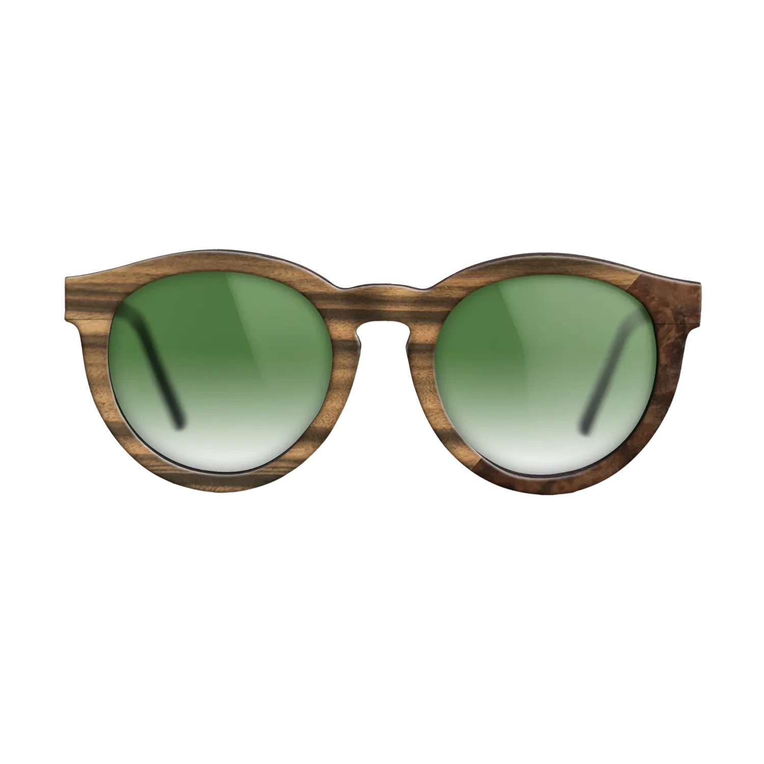 Walnut Burl,Fumed Oak,Louro Preto: Angle Cut - The Rebel - Round - SIRIS wood optic