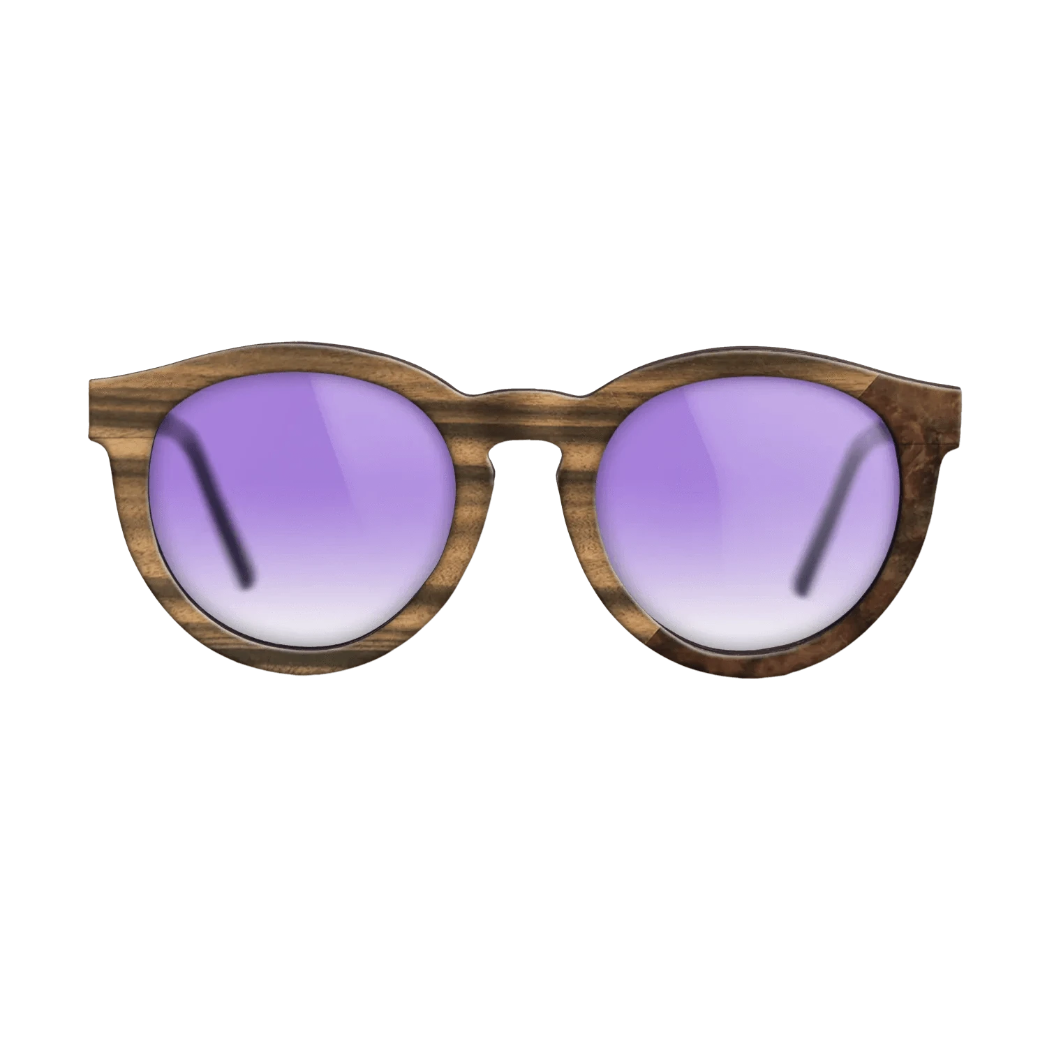 Walnut Burl,Fumed Oak,Louro Preto: Angle Cut - The Rebel - Round - SIRIS wood optic