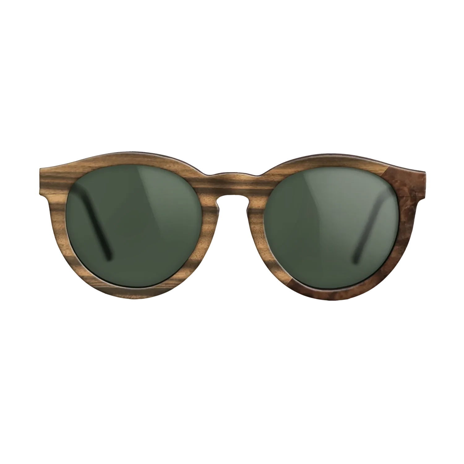 Walnut Burl,Fumed Oak,Louro Preto: Angle Cut - The Rebel - Round - SIRIS wood optic