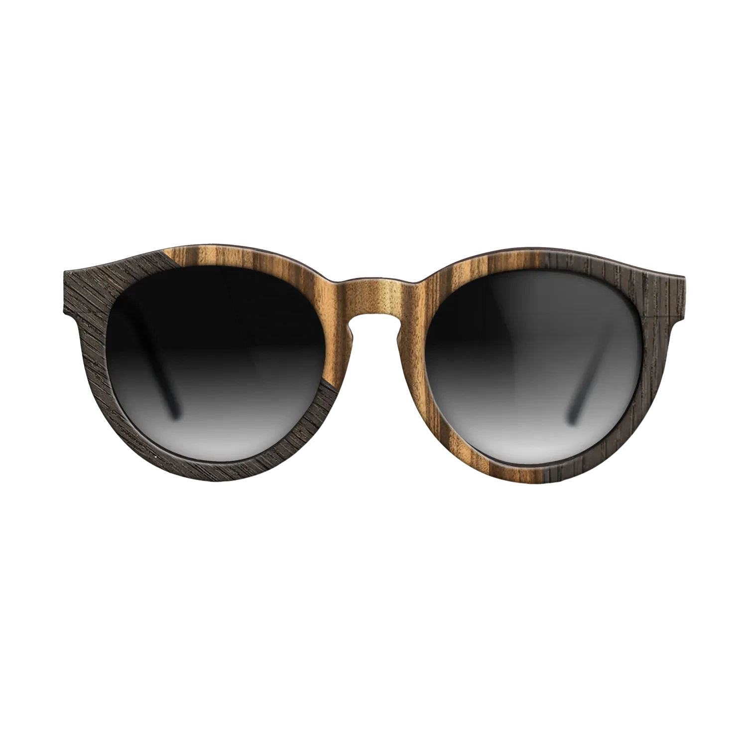 Louro Preto,Poplar Dyed: Red,Fumed Oak: Geometric - The Rebel - Round - SIRIS wood optic