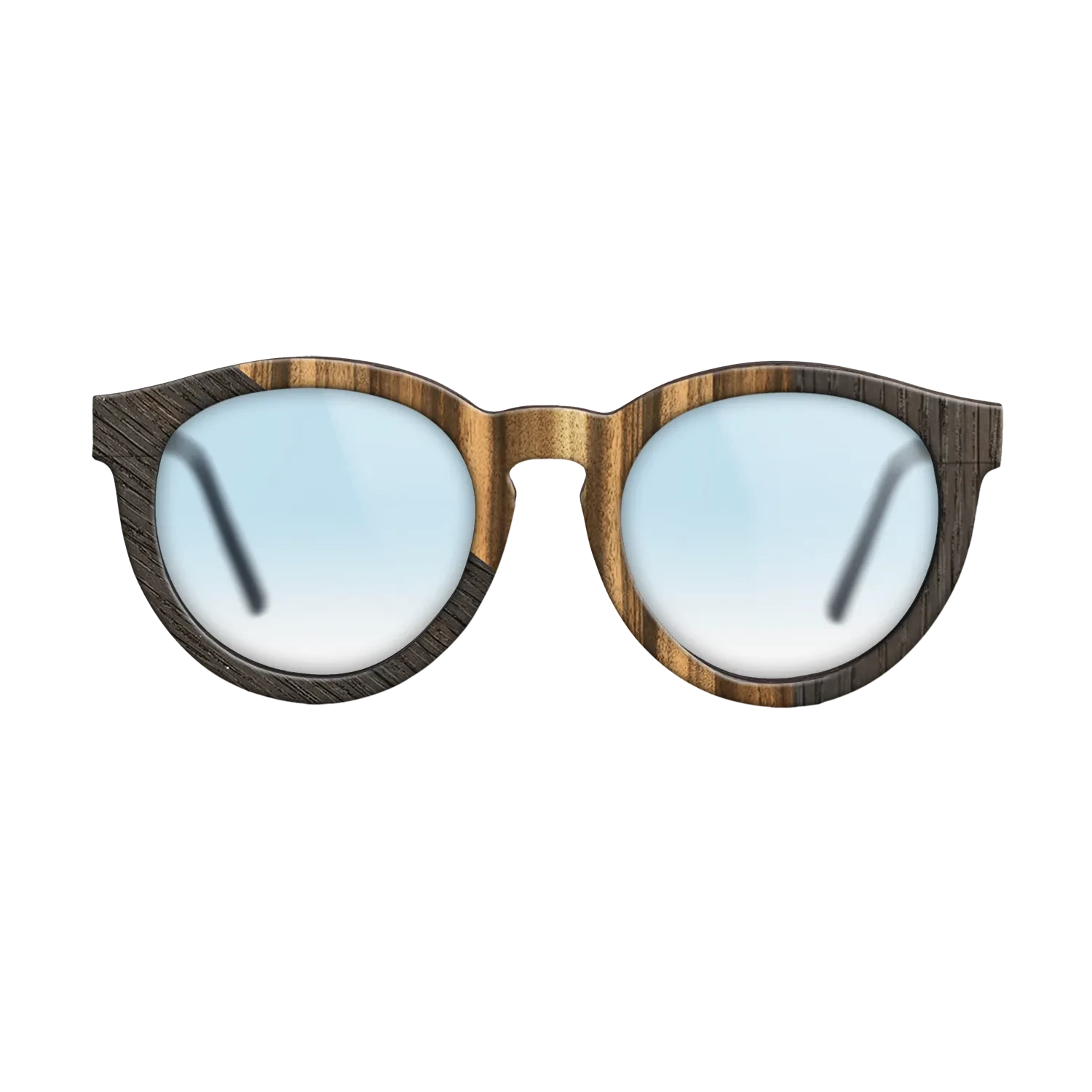 Louro Preto,Poplar Dyed: Red,Fumed Oak: Geometric - The Rebel - Round - SIRIS wood optic