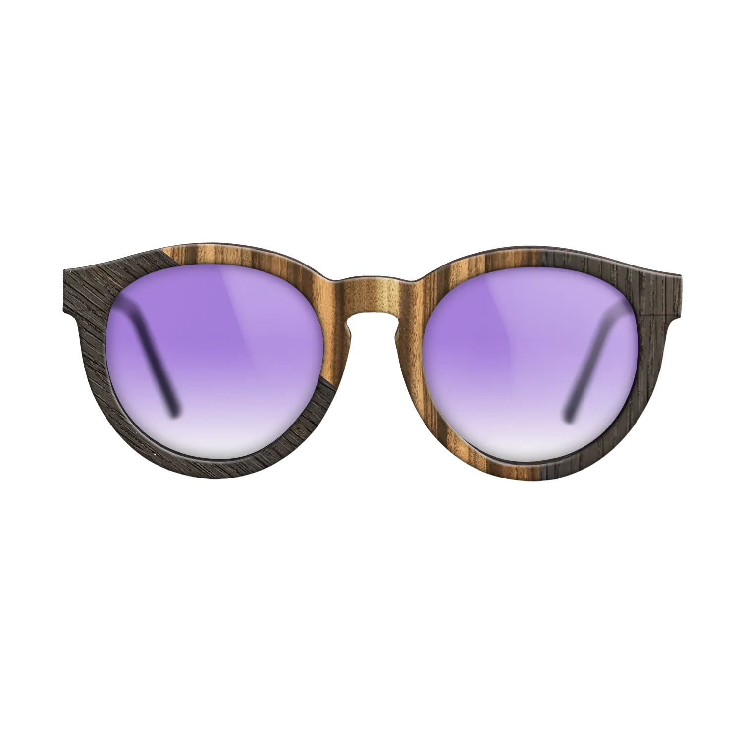 Louro Preto,Poplar Dyed: Red,Fumed Oak: Geometric - The Rebel - Round - SIRIS wood optic