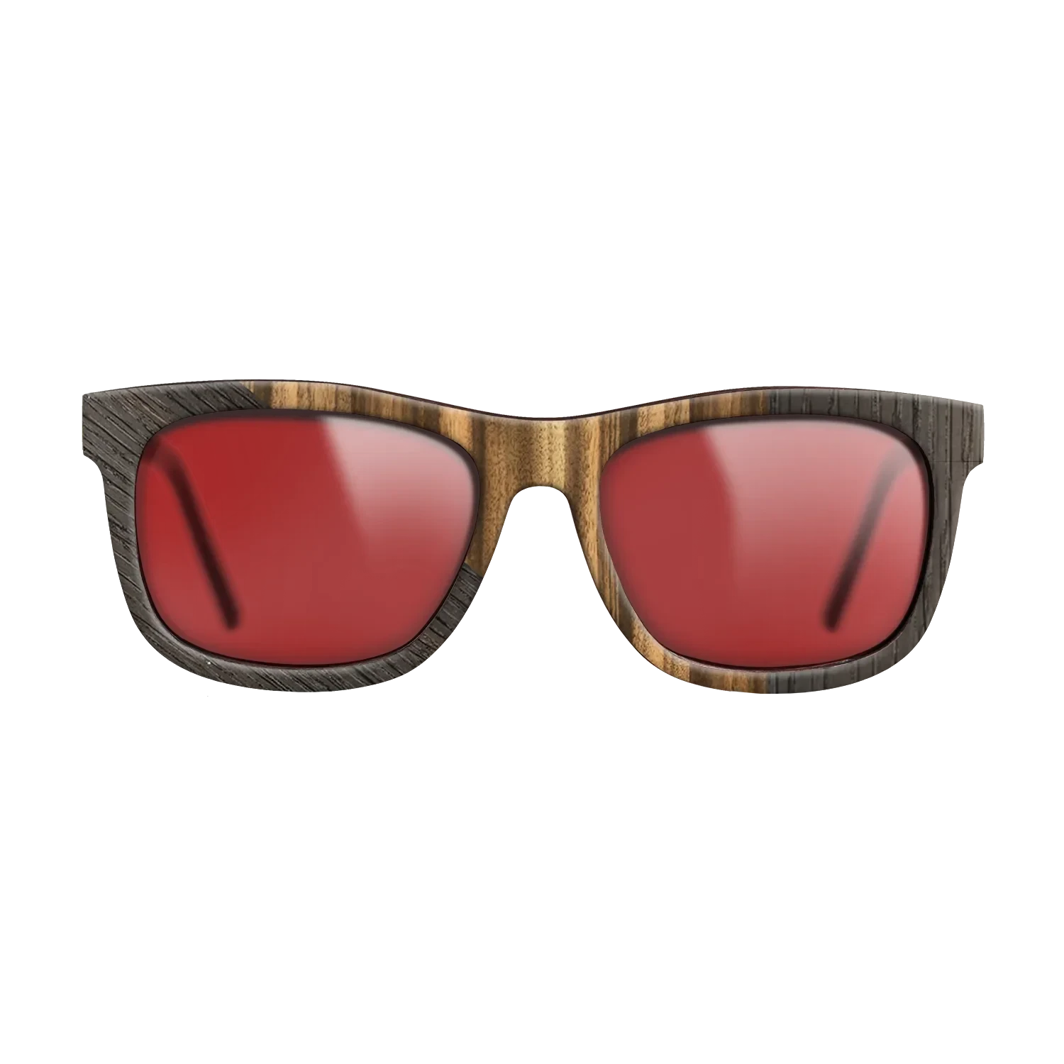 Louro Preto,Poplar Dyed: Red,Fumed Oak: Geometric - The Hero - Square - SIRIS wood optic