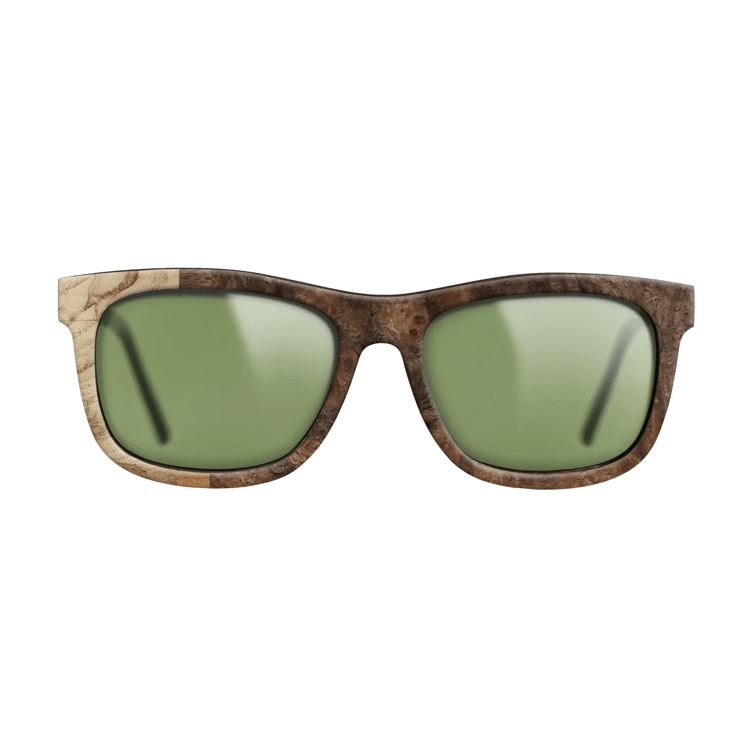 Walnut Burl,Olive Burl,Ziricote Light Quartered: Patch - The Hero - Square - 774 - SIRIS wood optic