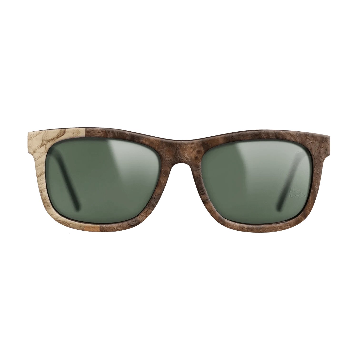 Walnut Burl,Olive Burl,Ziricote Light Quartered: Patch - The Hero - Square - 774 - SIRIS wood optic