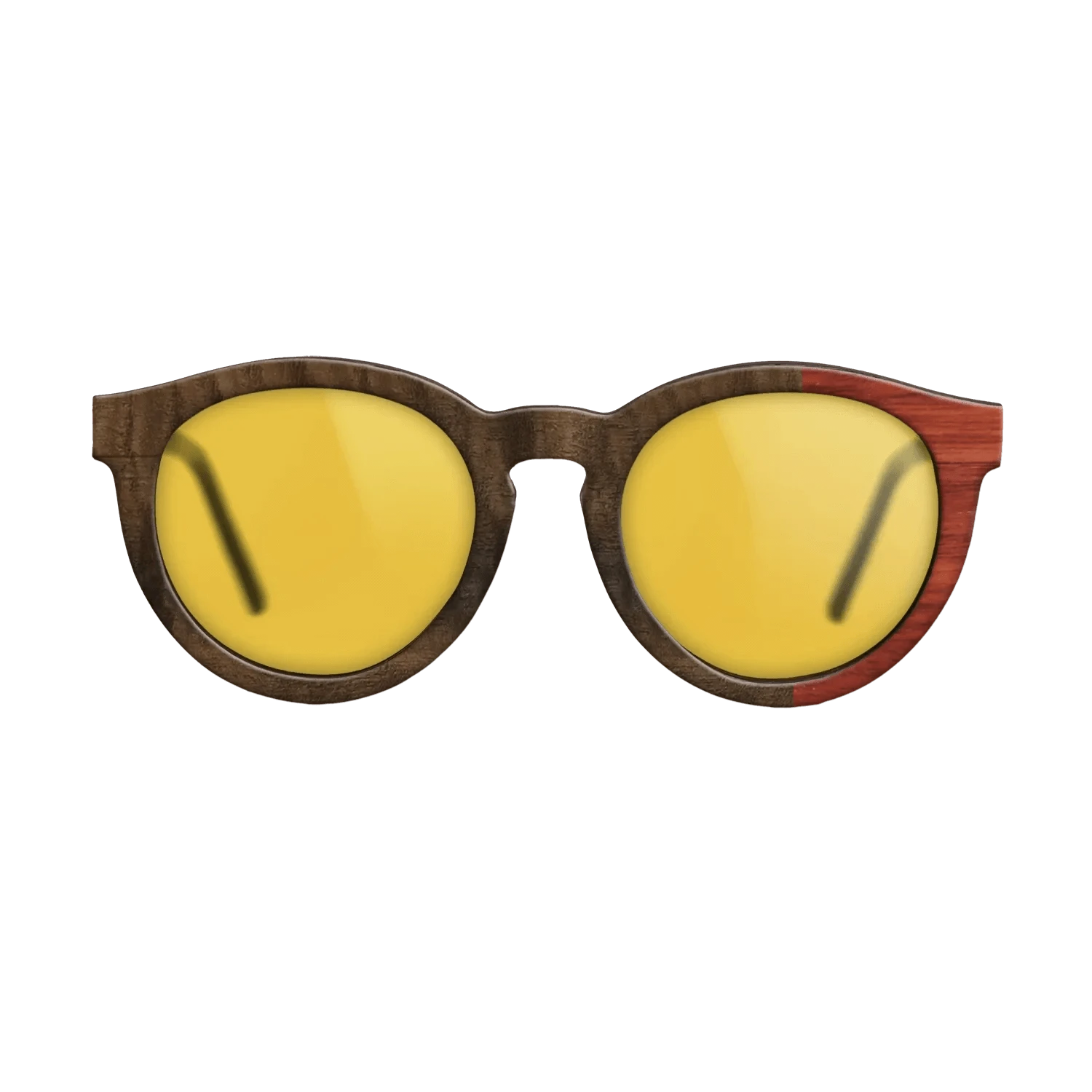 Olive Burl,Fumed Eucalyptus,Poplar Dyed: Red,Koa: Patch - The Rebel - Round - 1507 - SIRIS wood optic