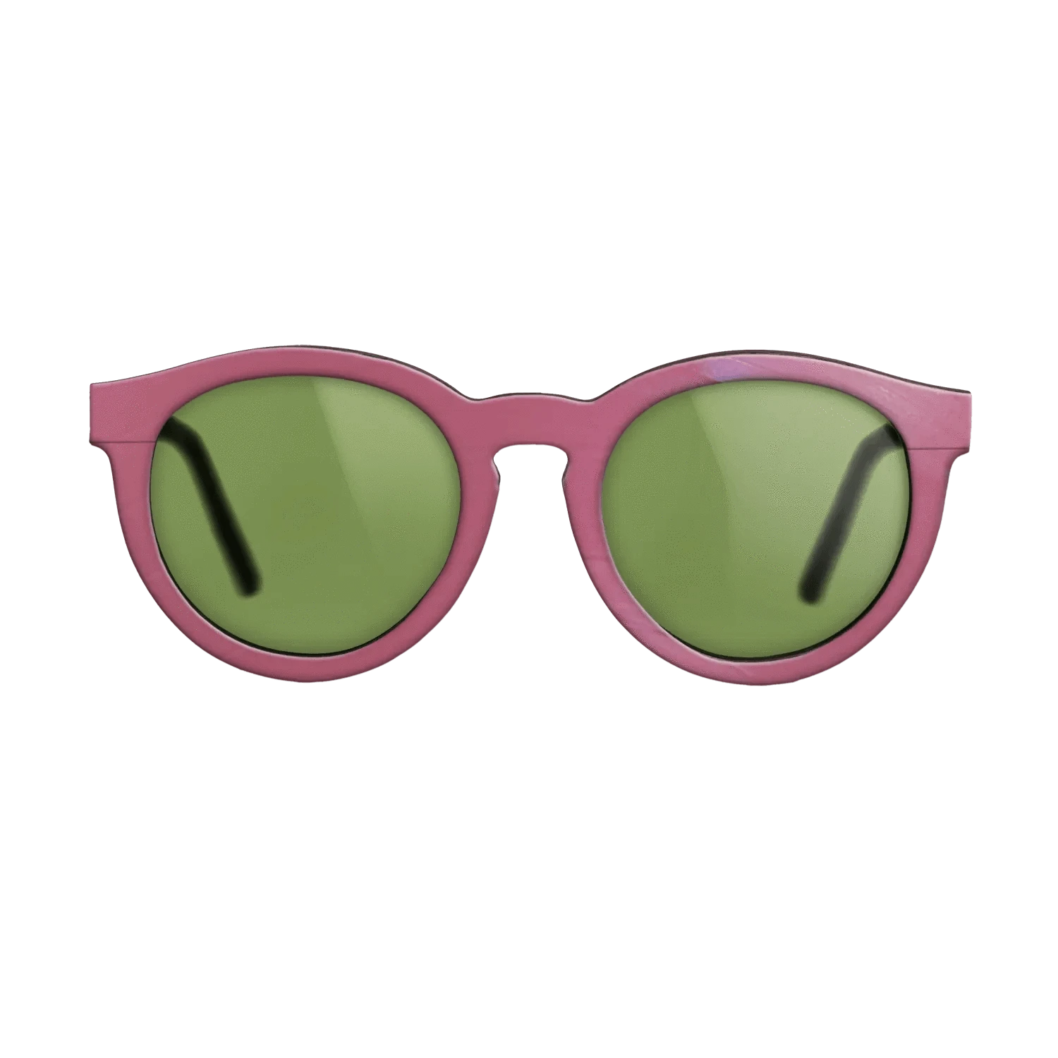 Pink Vinyl Front Walnut - The Rebel - Round - 2197 - SIRIS wood optic