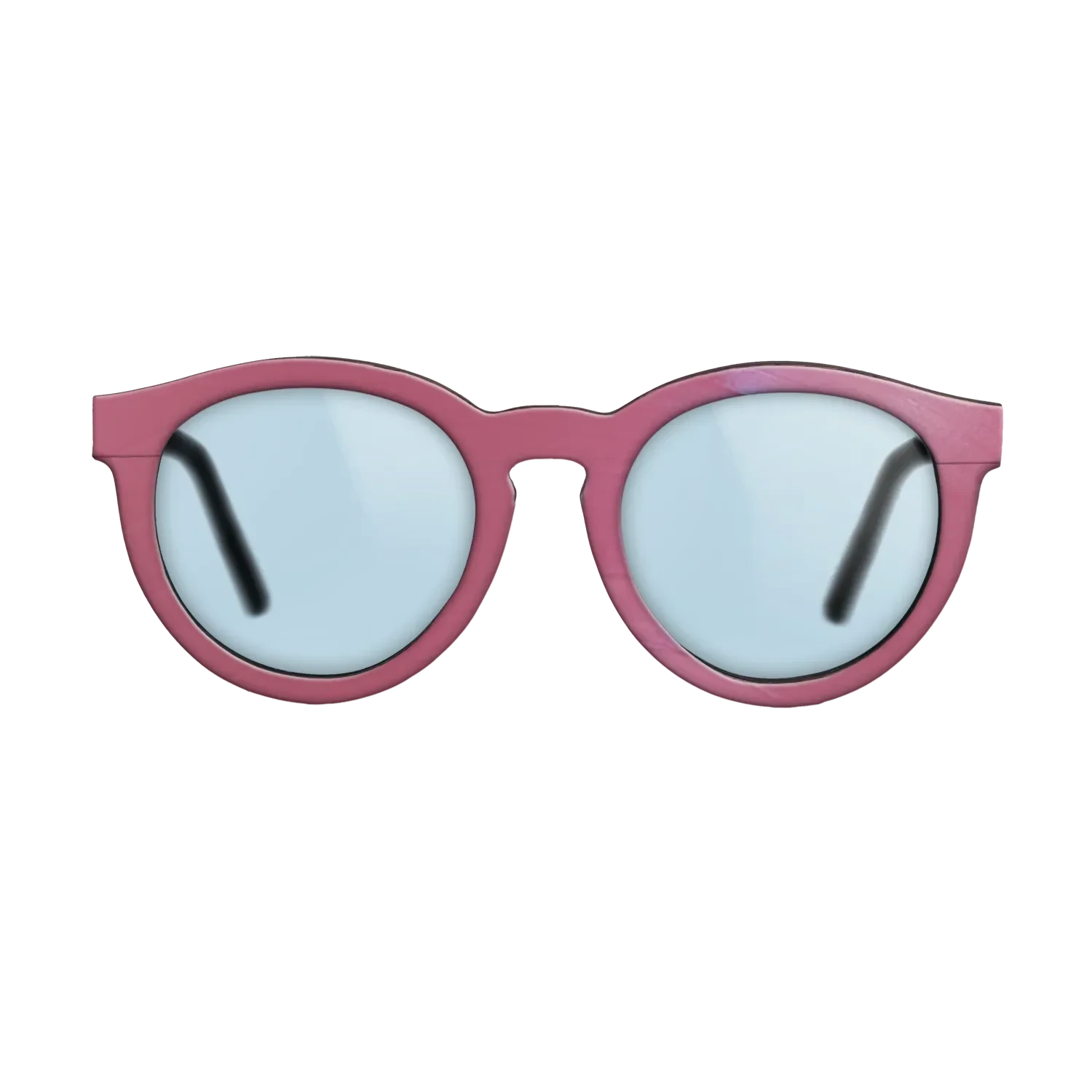Pink Vinyl Front Walnut - The Rebel - Round - 2197 - SIRIS wood optic