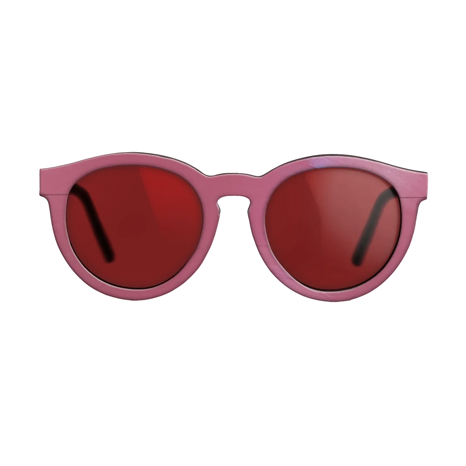 Pink Vinyl Front Walnut - The Rebel - Round - 2197 - SIRIS wood optic