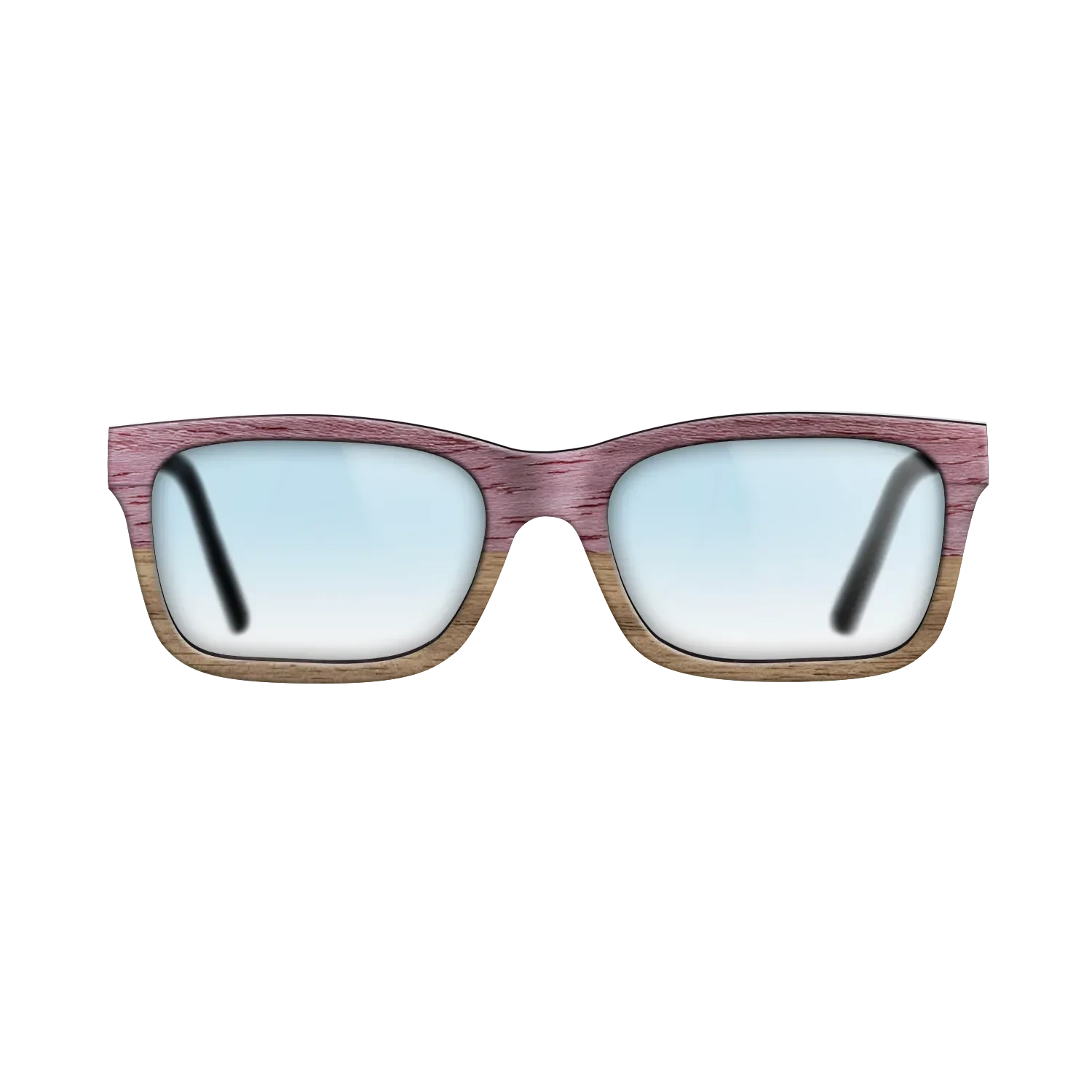 Purple Poplar Tophalf Walnut Straightgrain - The Sage - Rectangle - 2096  - Chroma - SIRIS wood optic