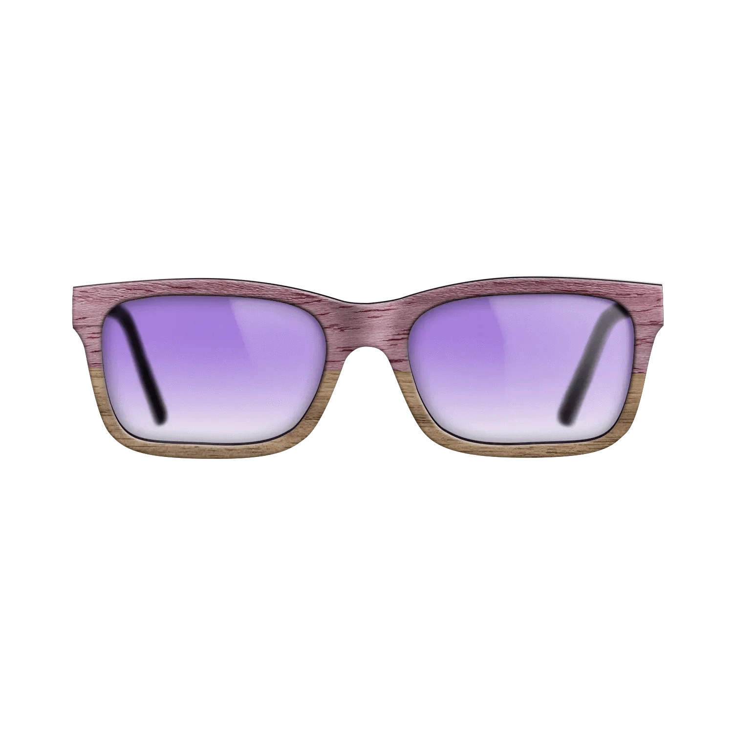 Purple Poplar Tophalf Walnut Straightgrain - The Sage - Rectangle - 2096  - Chroma - SIRIS wood optic