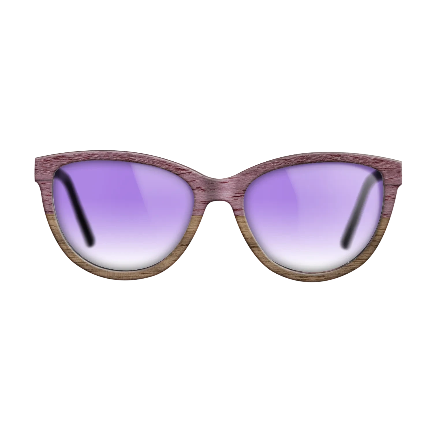 Purple Poplar Tophalf Walnut Straightgrain - The Maiden - Cat - 2096  - Chroma - SIRIS wood optic