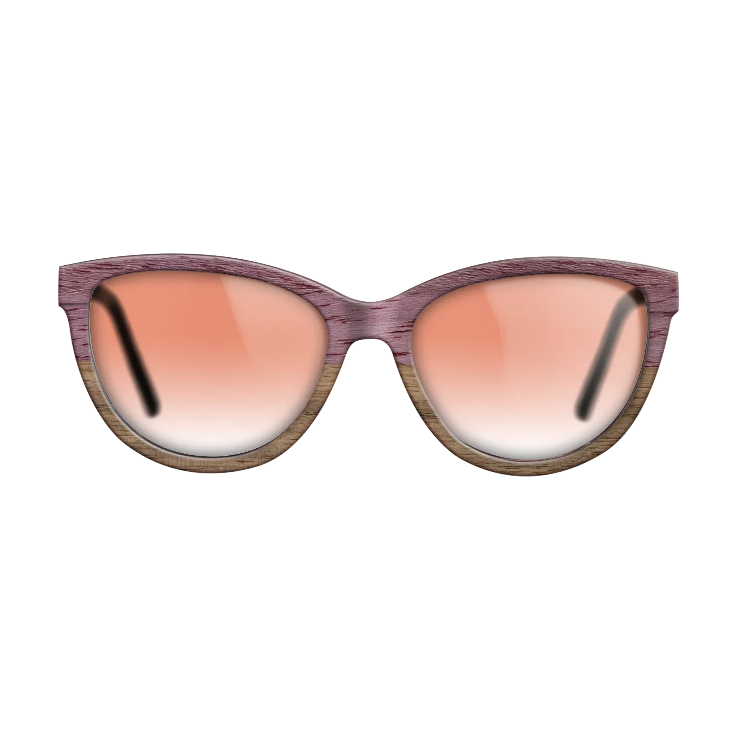 Purple Poplar Tophalf Walnut Straightgrain - The Maiden - Cat - 2096  - Chroma - SIRIS wood optic